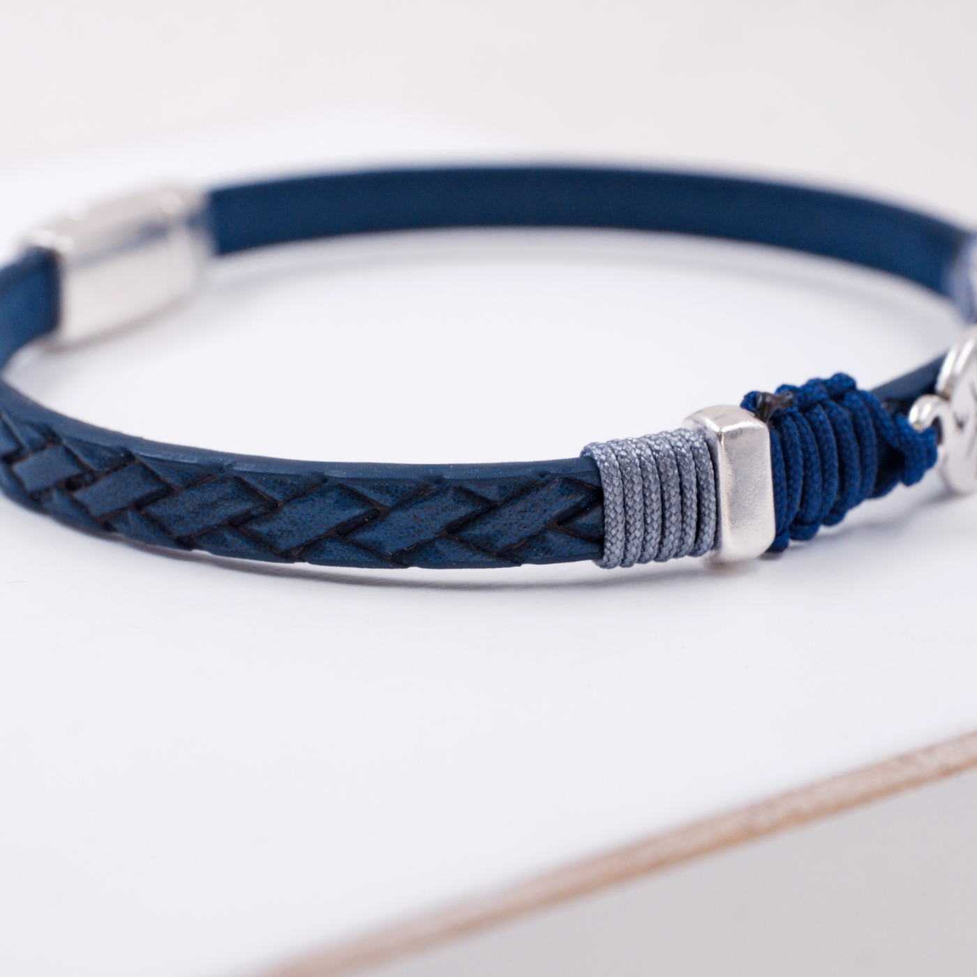 Compass Blue Men's Bracelet — Bracelets from Toolittle — additional view 4