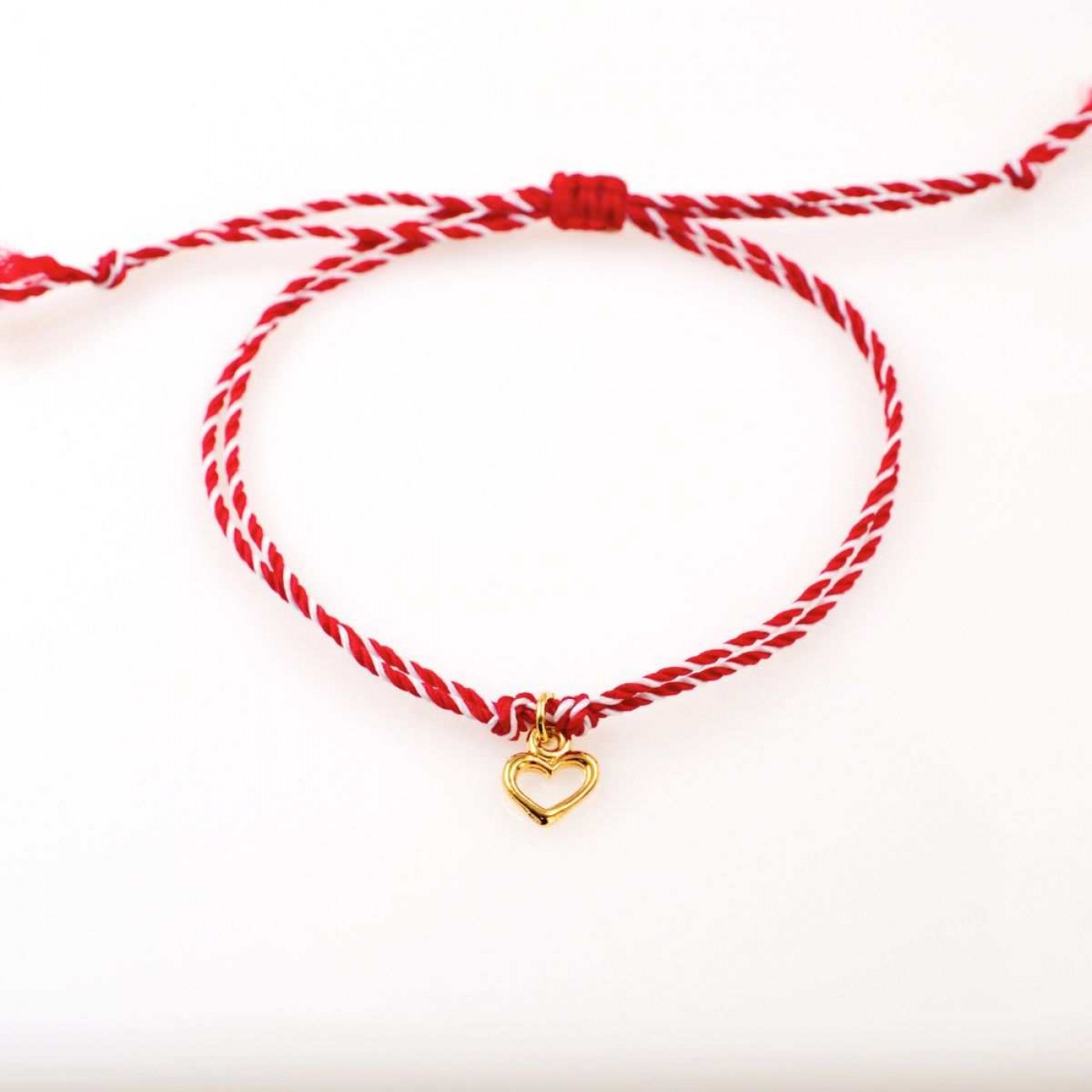 Women’s Martaki Bracelet | Outline Heart Charm — Bracelets from Toolittle — additional view 3