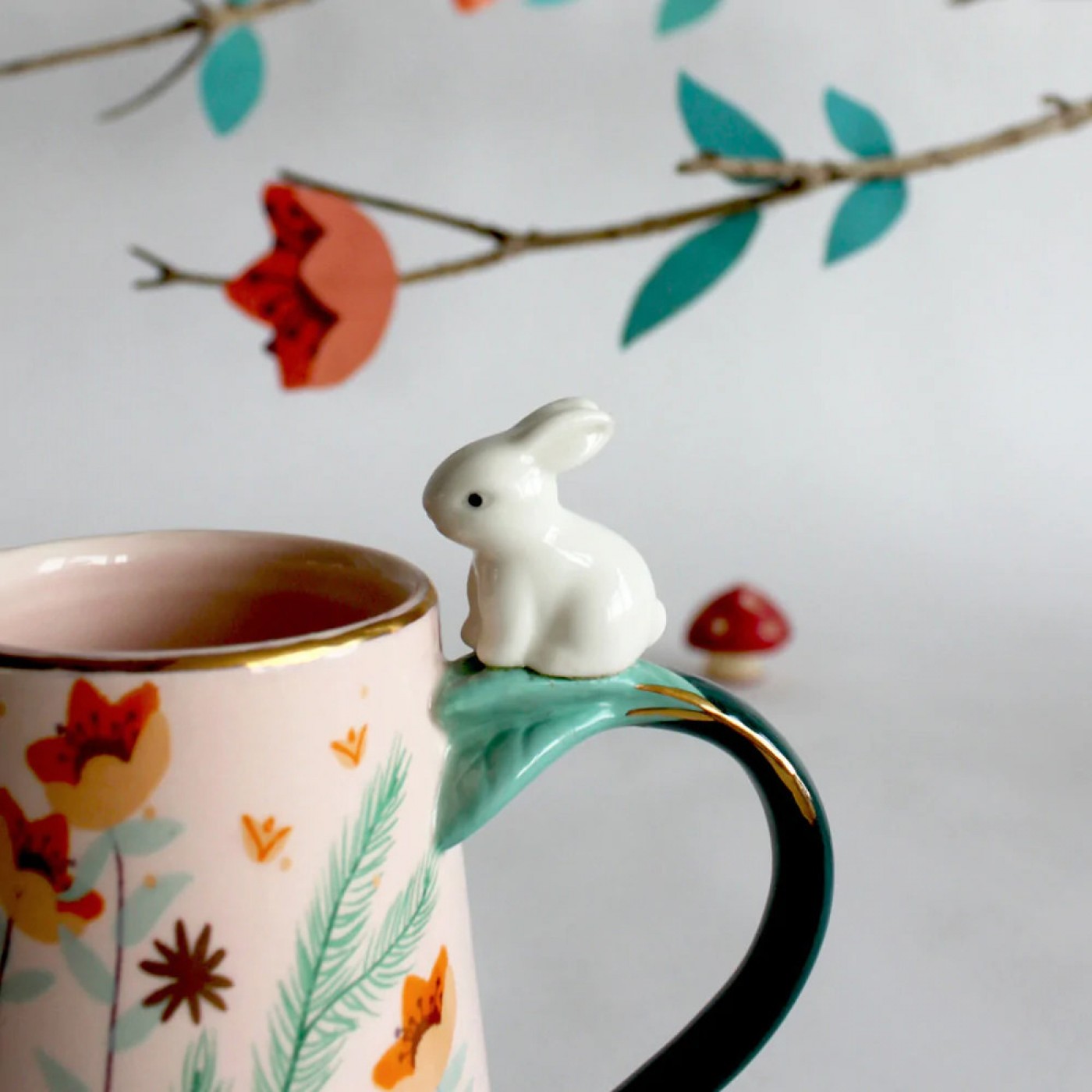 Secret Garden Rabbit Jug — Ceramics & pottery from Toolittle — additional view 2