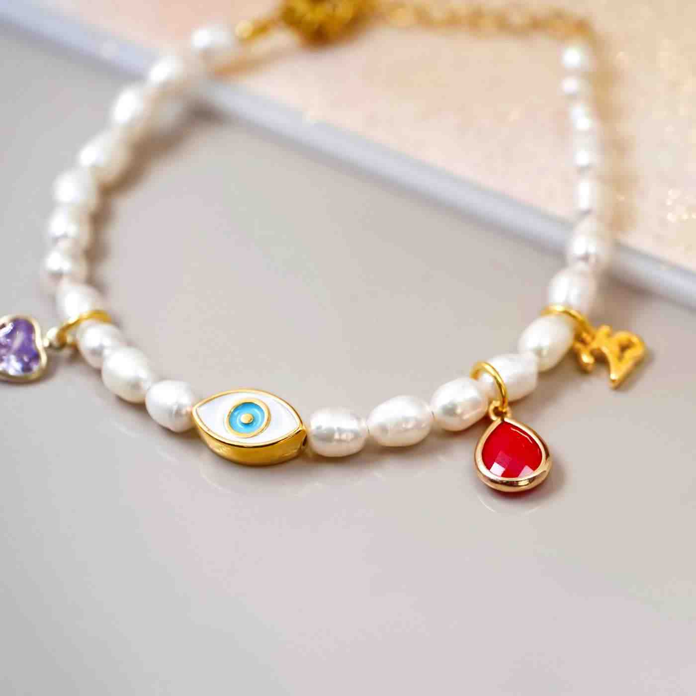 Fresh Water Pearls Lucky Bracelet — Pendants & charms from Toolittle — additional view 3