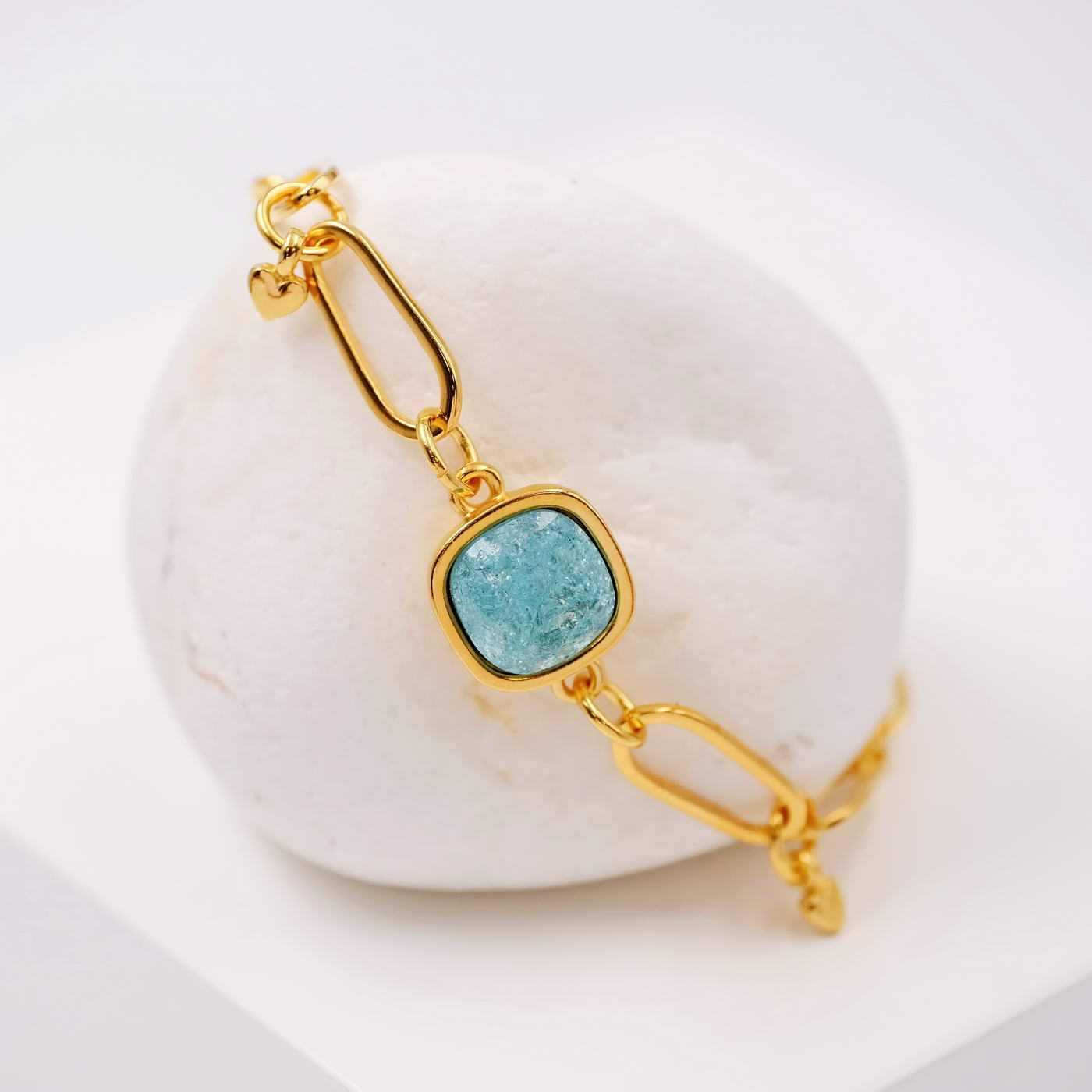 Chain bracelet with Austrian crystal — Bracelets from Toolittle — additional view 2