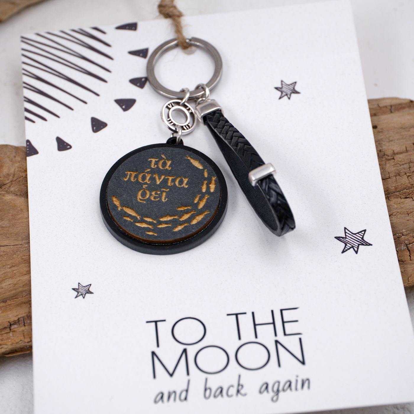 Men's Keychain made of Leather — Pendants & charms from Toolittle — additional view 2