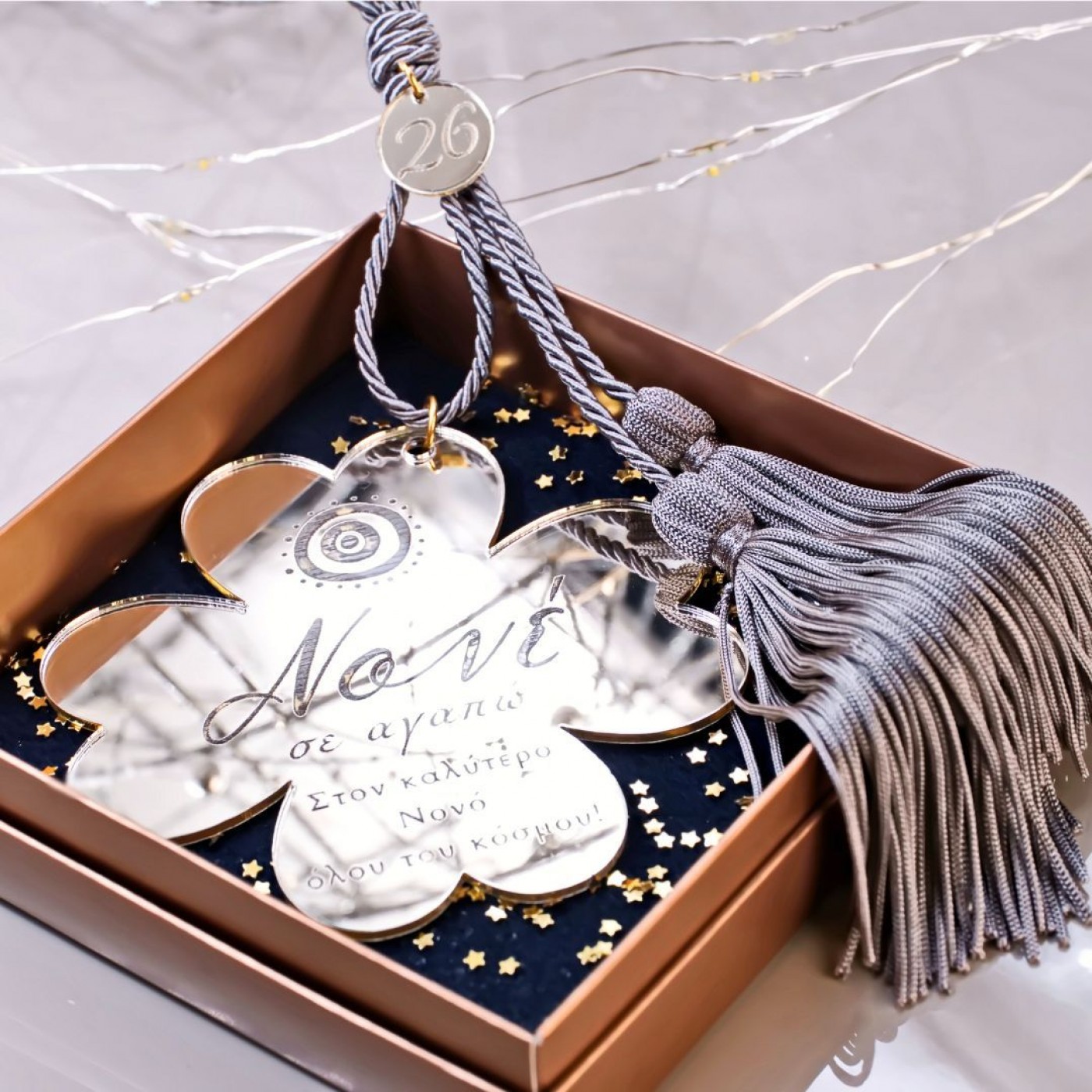 2026 Silver Four-Leaf Clover Lucky Charm - Godfather — Pendants & charms from Toolittle — additional view 2