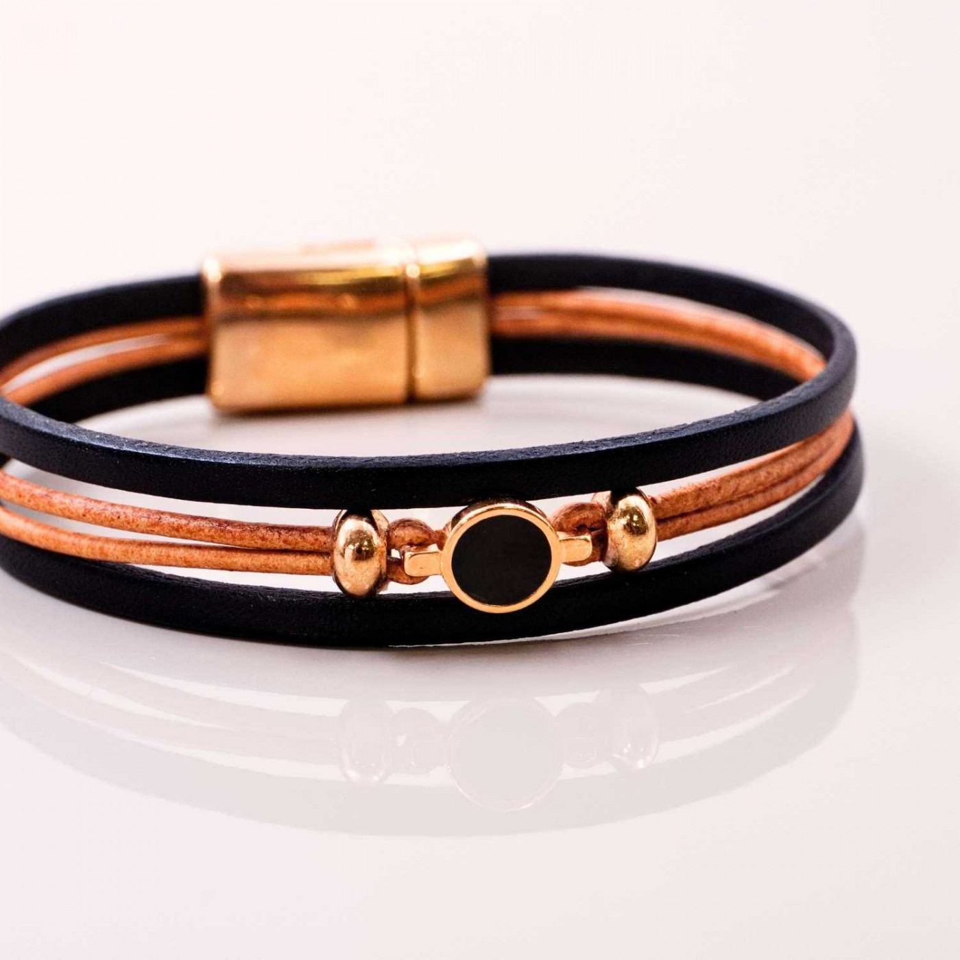 Enamel Leather Bracelet — Bracelets from Toolittle — additional view 3
