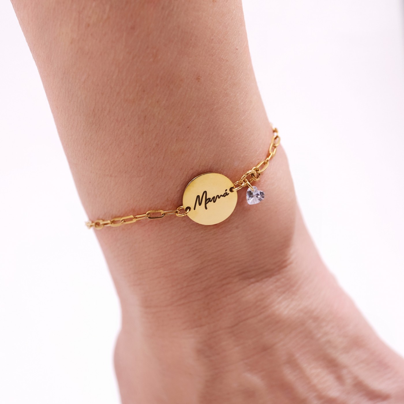 Stainless Steel Jewelry: Mama Chain Bracelet