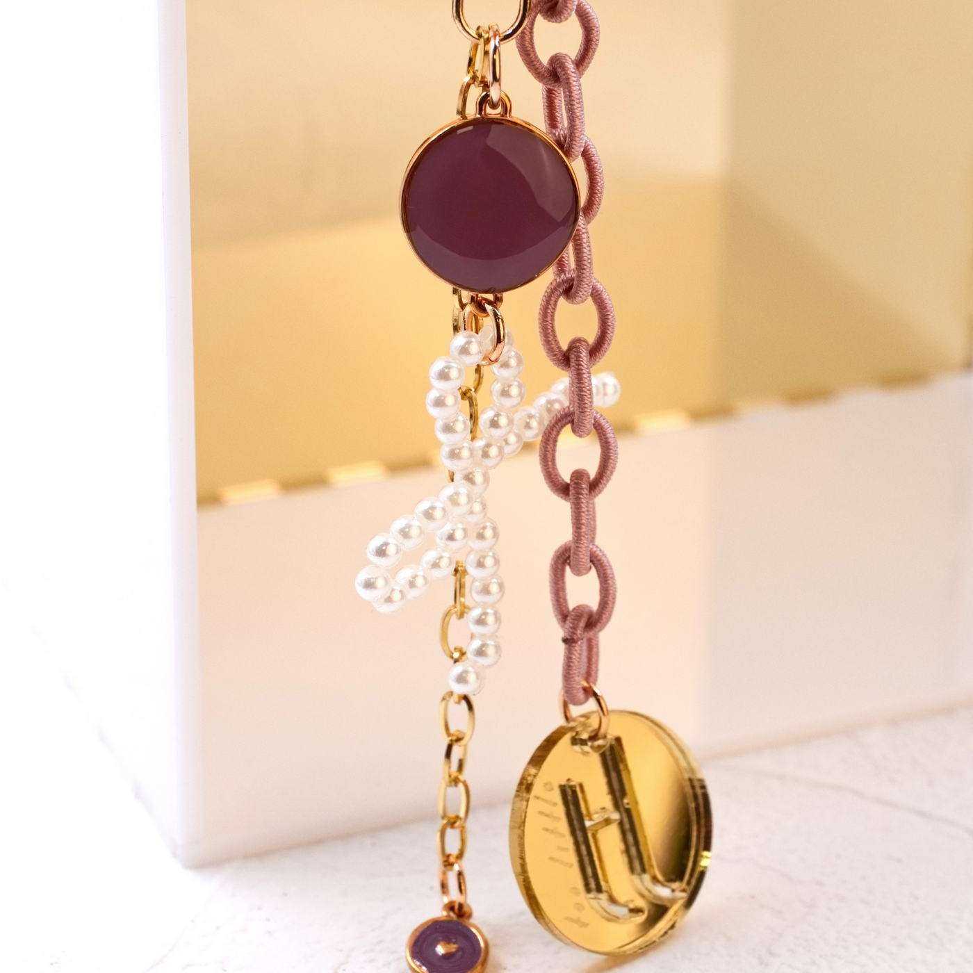 Pearl Bow Bag Charm — Pendants & charms from Toolittle — additional view 4