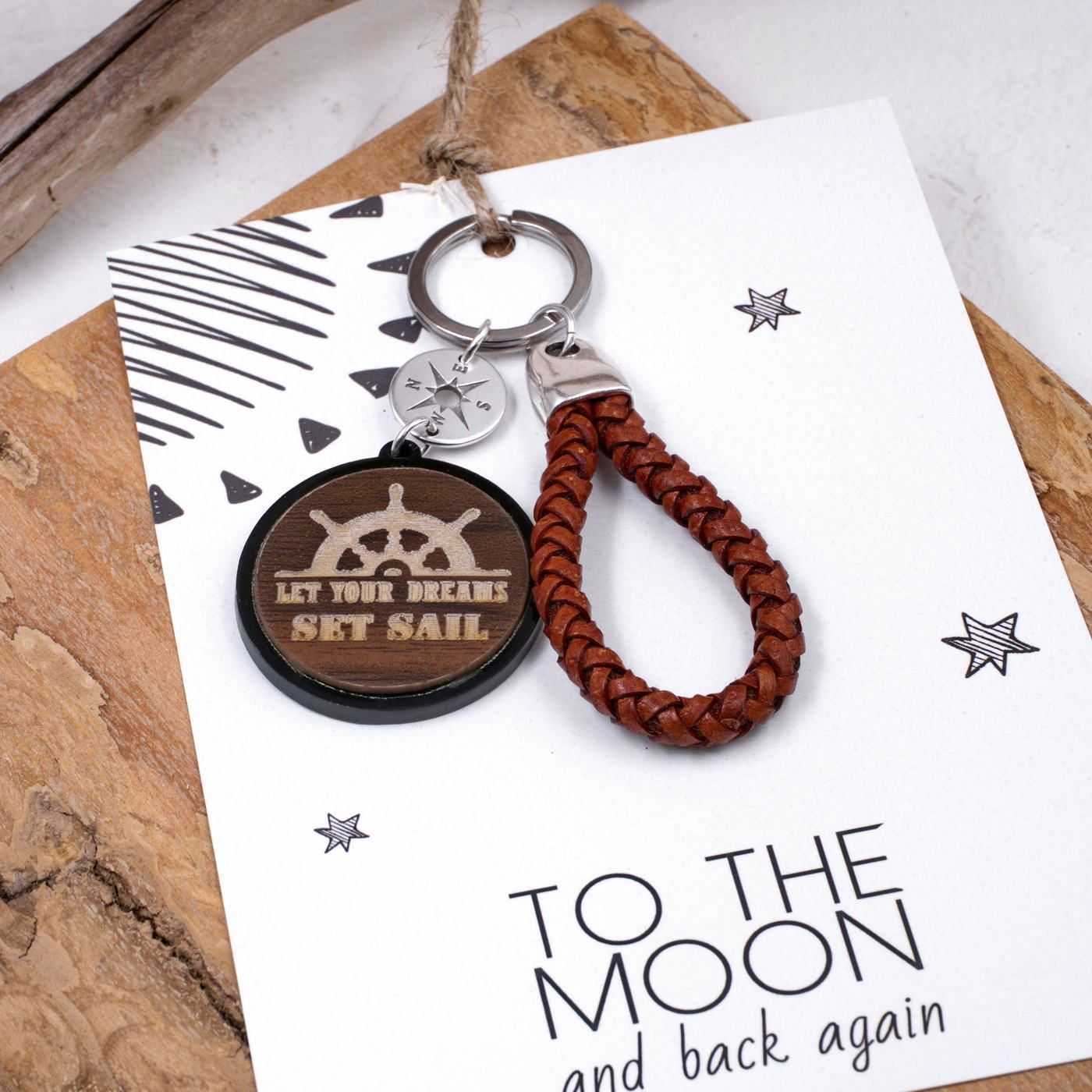 Sail Dream Men's Keychain — Pendants & charms from Toolittle — additional view 3