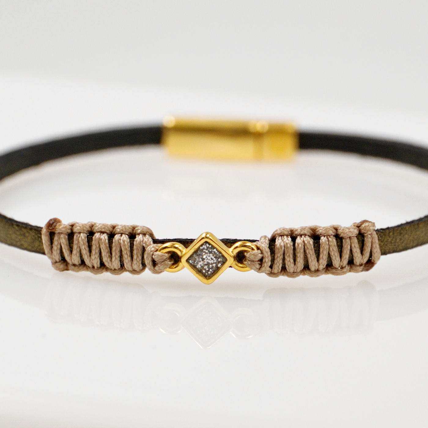 Leather Bracelet Toolittle Glitter — Bracelets from Toolittle — additional view 3