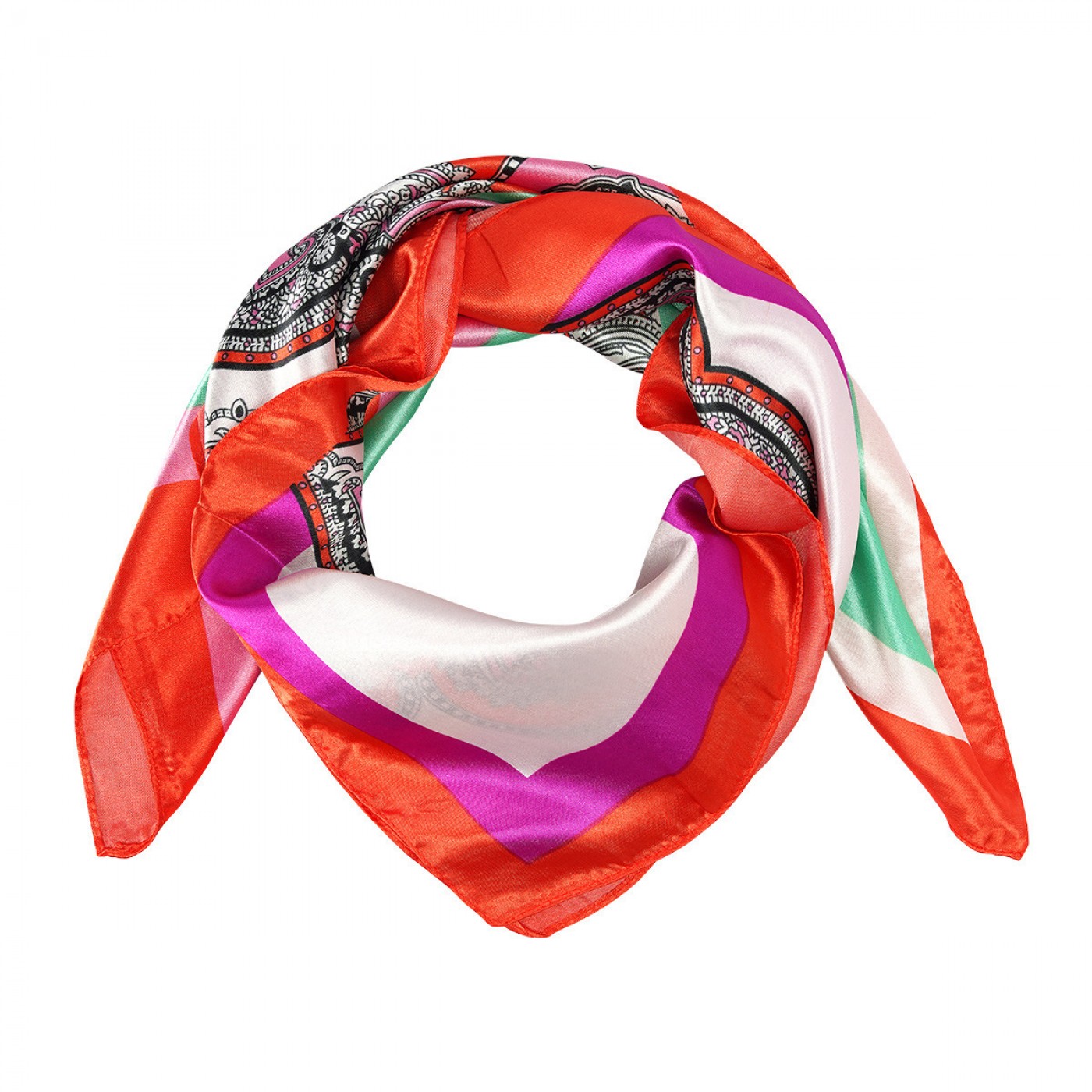 Square Paisley Scarf — Scarves & wraps from Toolittle — additional view 4