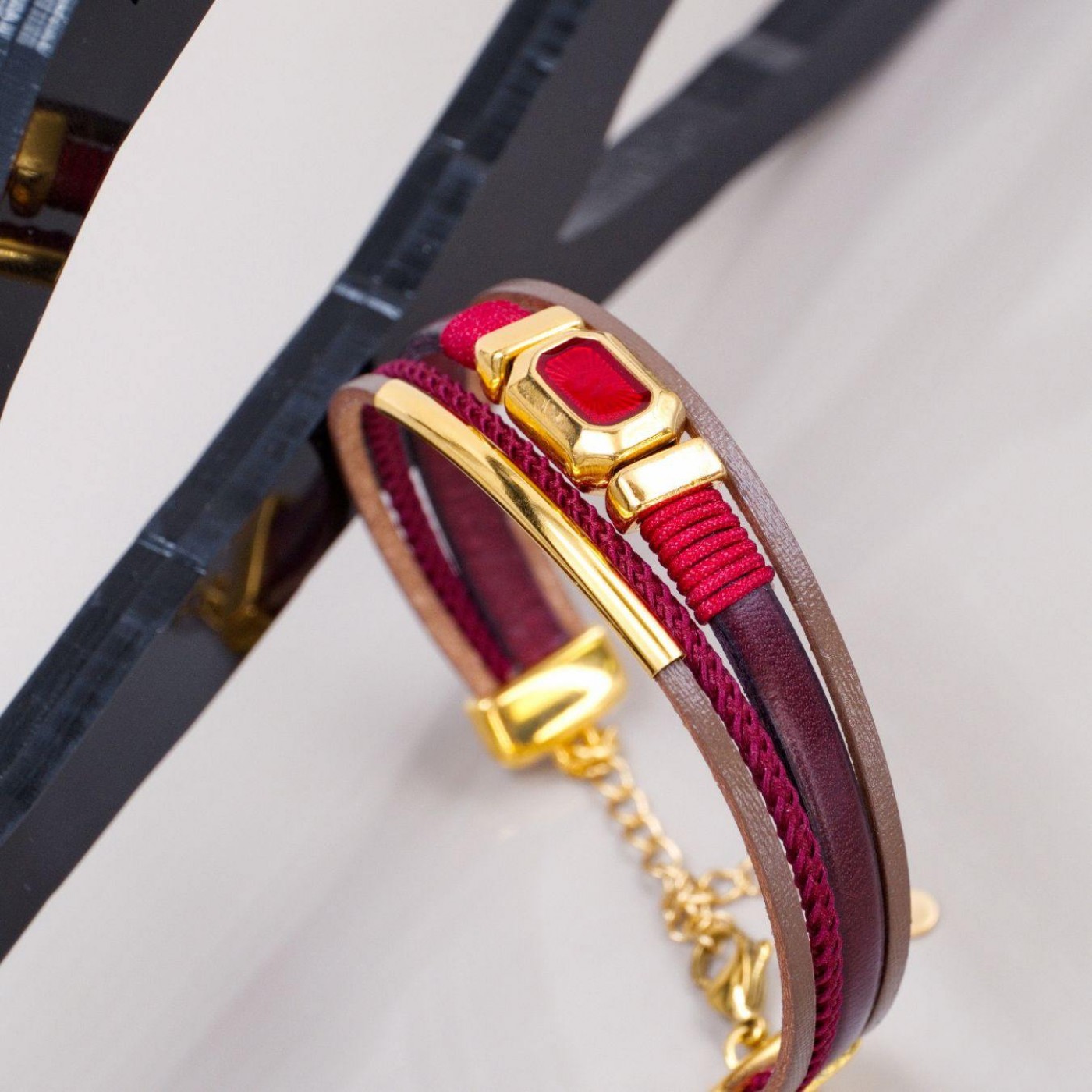 Women's Leather Bracelet — Bracelets from Toolittle — additional view 2