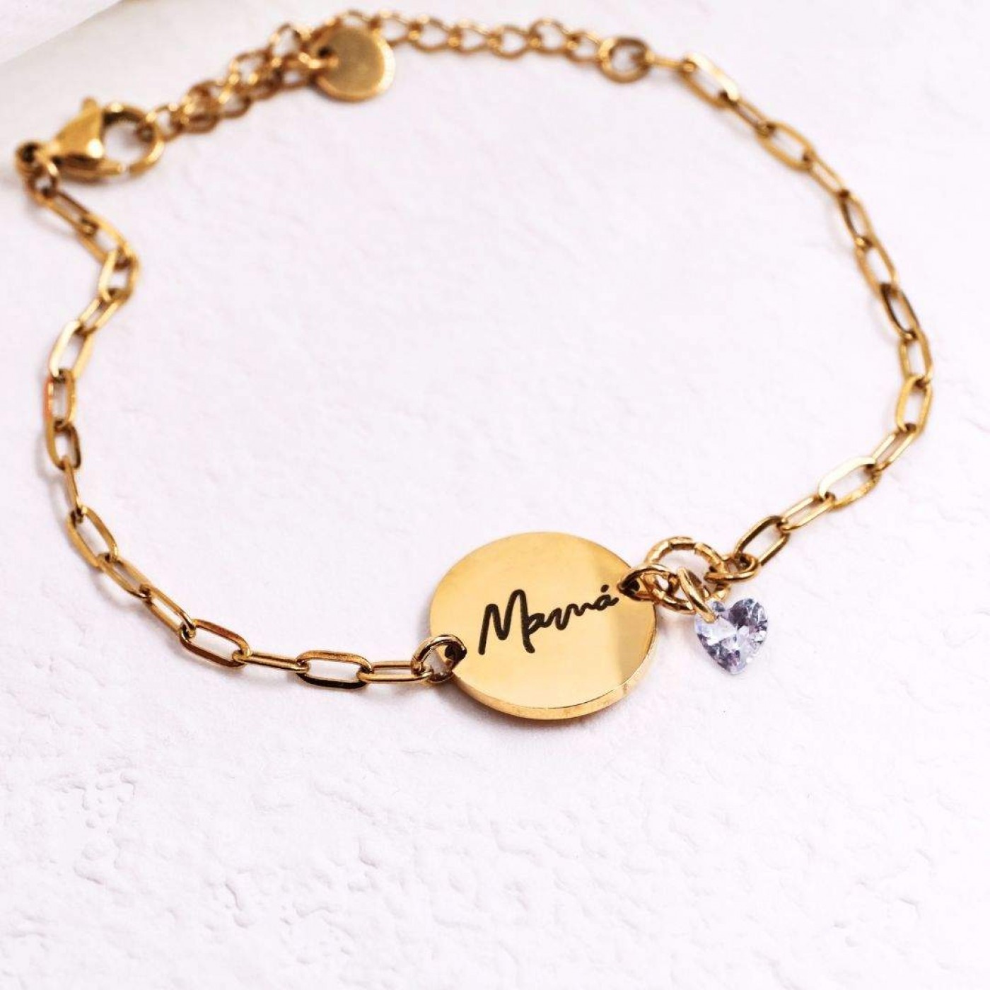 Stainless Steel Jewelry: Mama Chain Bracelet — Bracelets from Toolittle — additional view 2