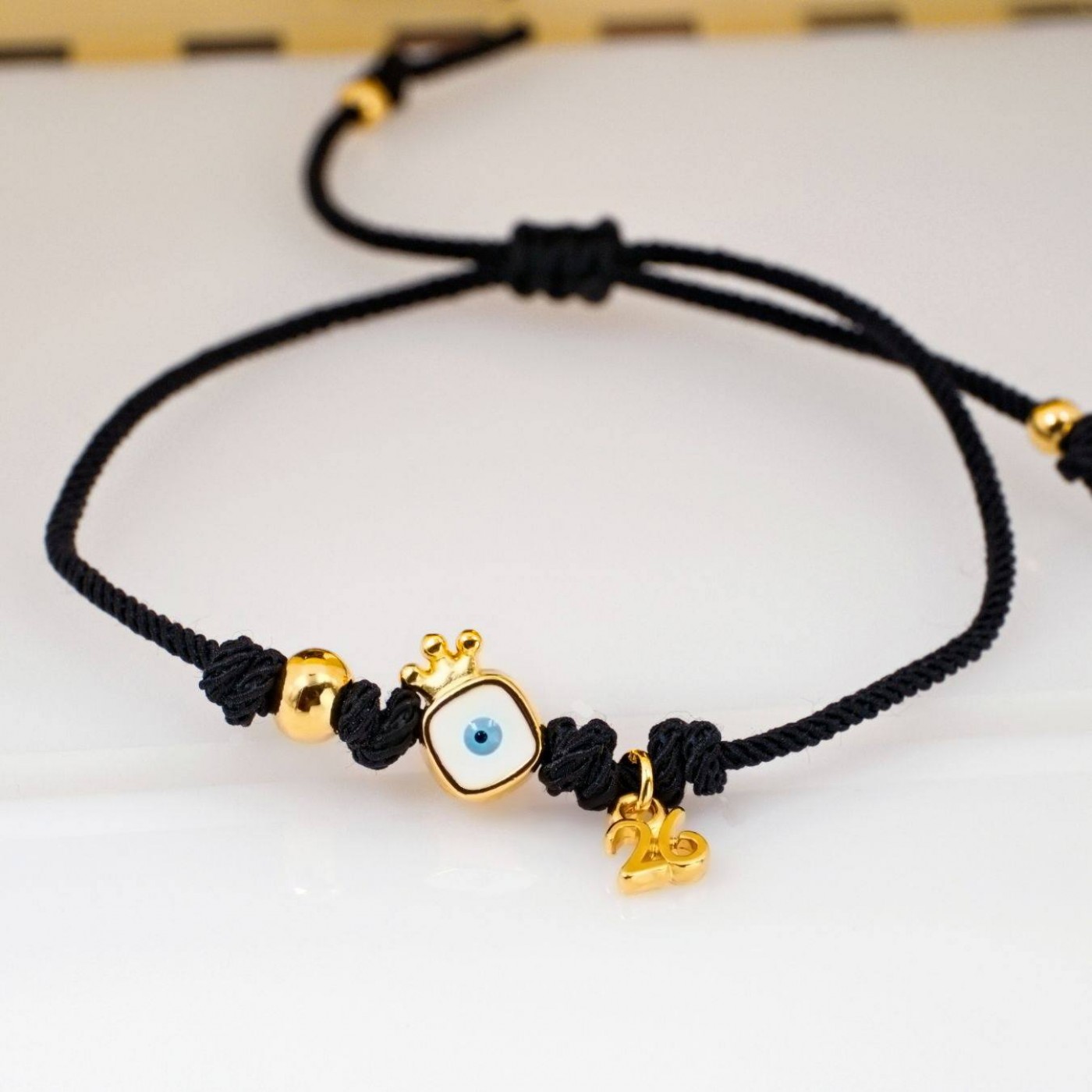 Macrame Lucky 2026 Bracelet - Evil Eye — Pendants & charms from Toolittle — additional view 2