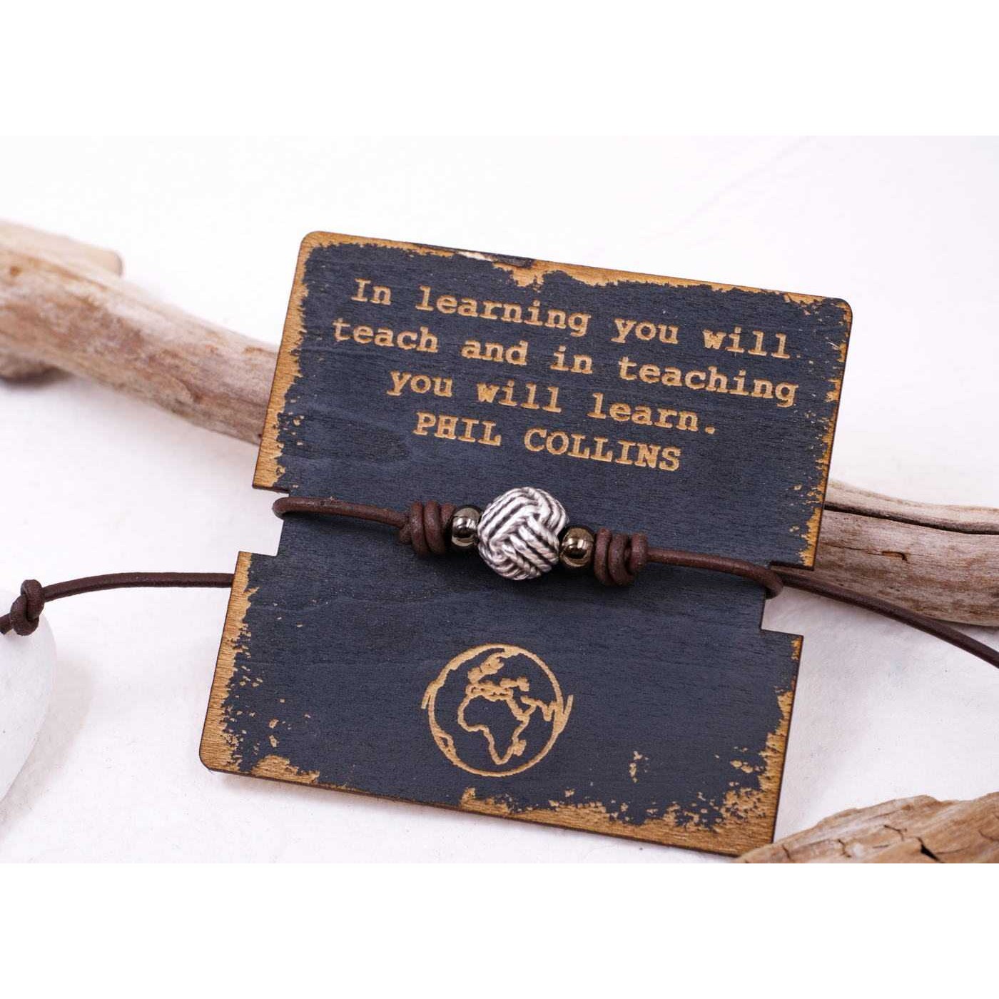 Men's bracelet Vintage Tag for Teachers — Bracelets from Toolittle — additional view 2