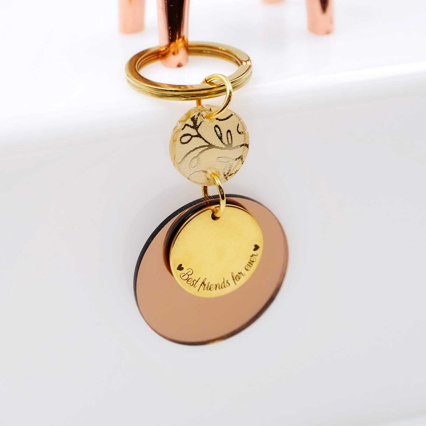 2026 Women's Lucky Keychain - Best Friends — Pendants & charms from Toolittle — additional view 3