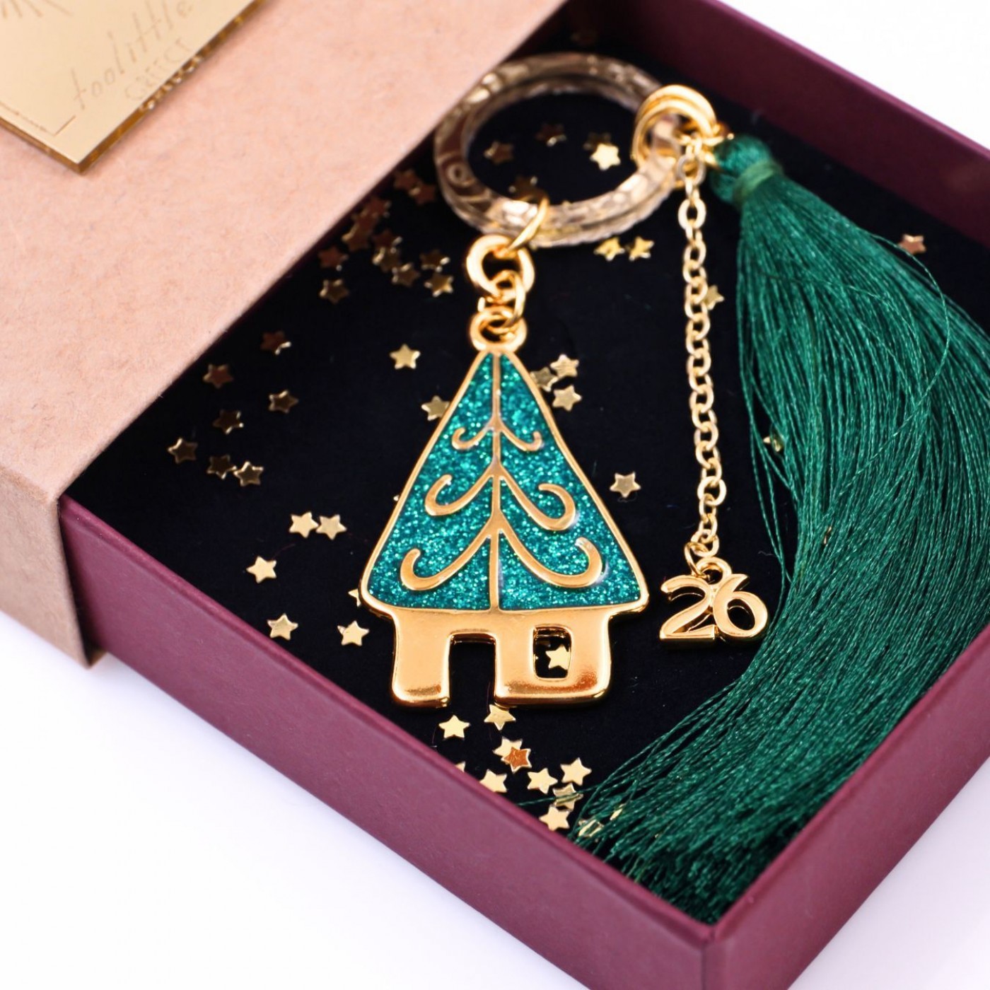 2026 Lucky Charm: Christmas House-Tree — Pendants & charms from Toolittle — additional view 2