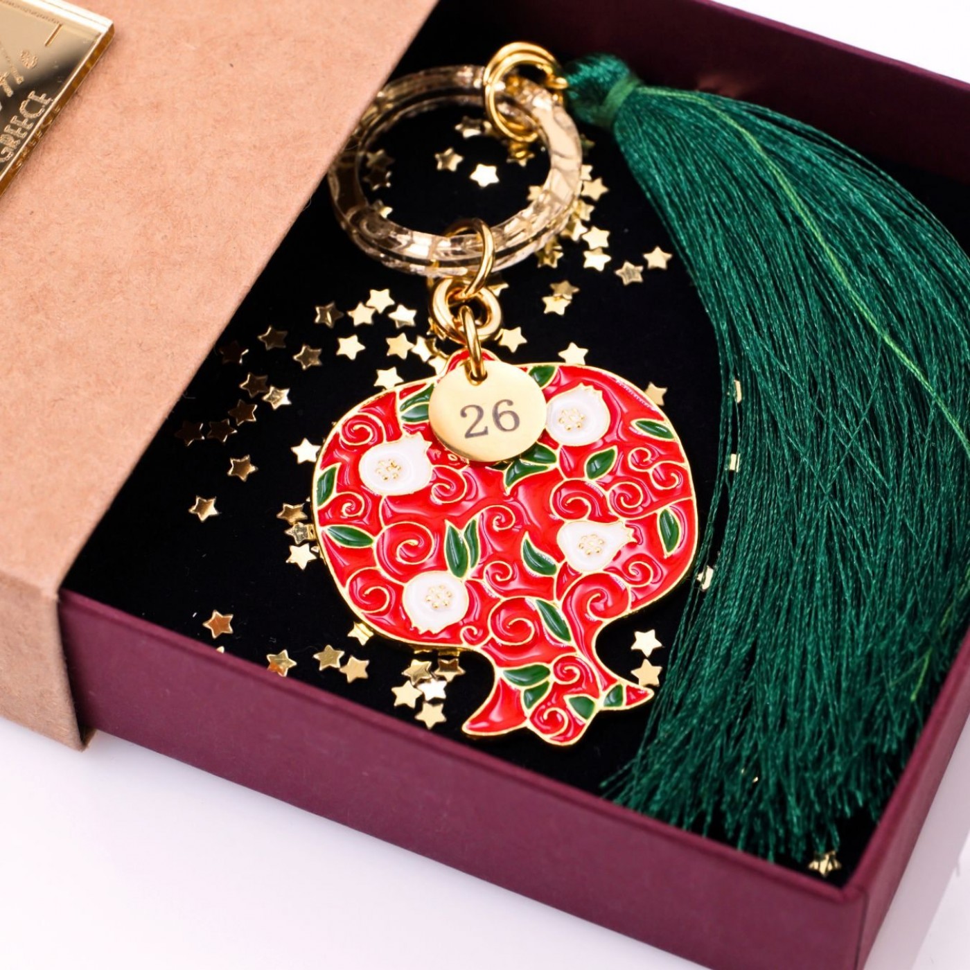 2026 Pomegranate Lucky Charm in a Gift Box — Pendants & charms from Toolittle — additional view 6