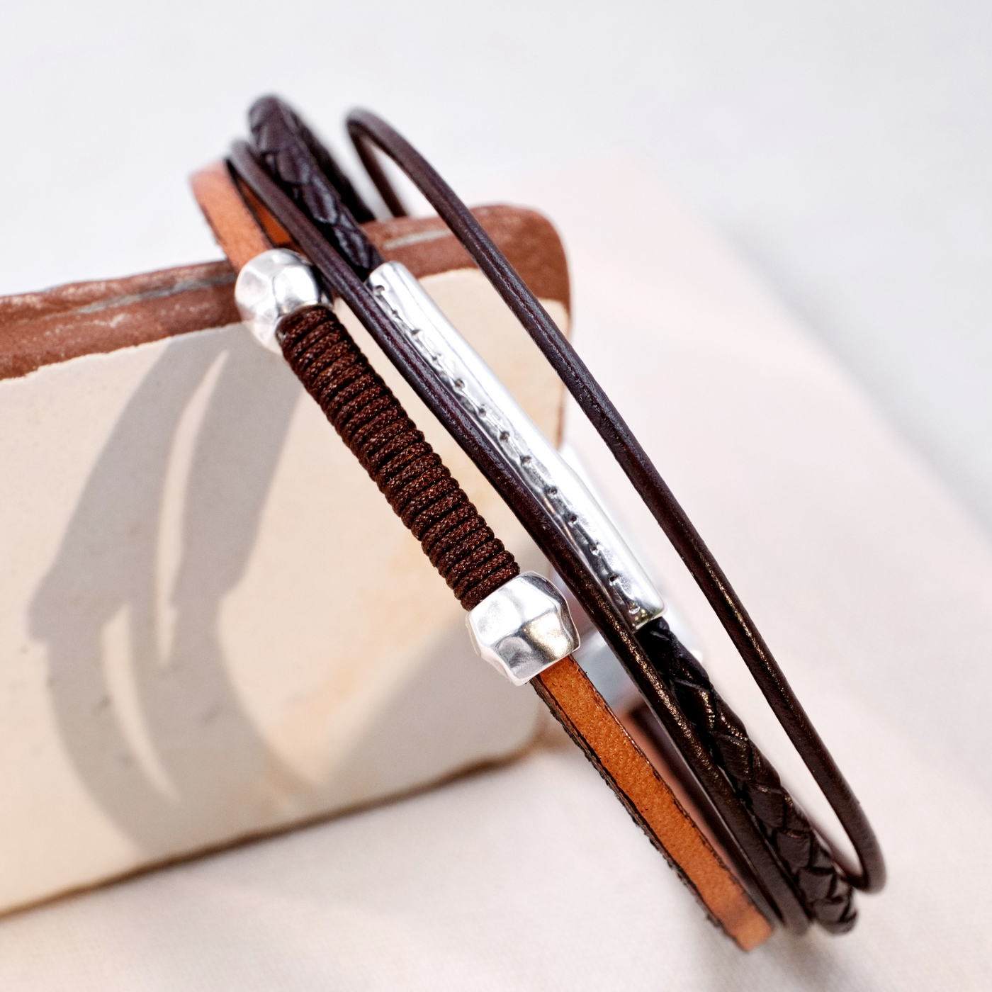 Leather Men's Bracelet — Bracelets from Toolittle — additional view 3