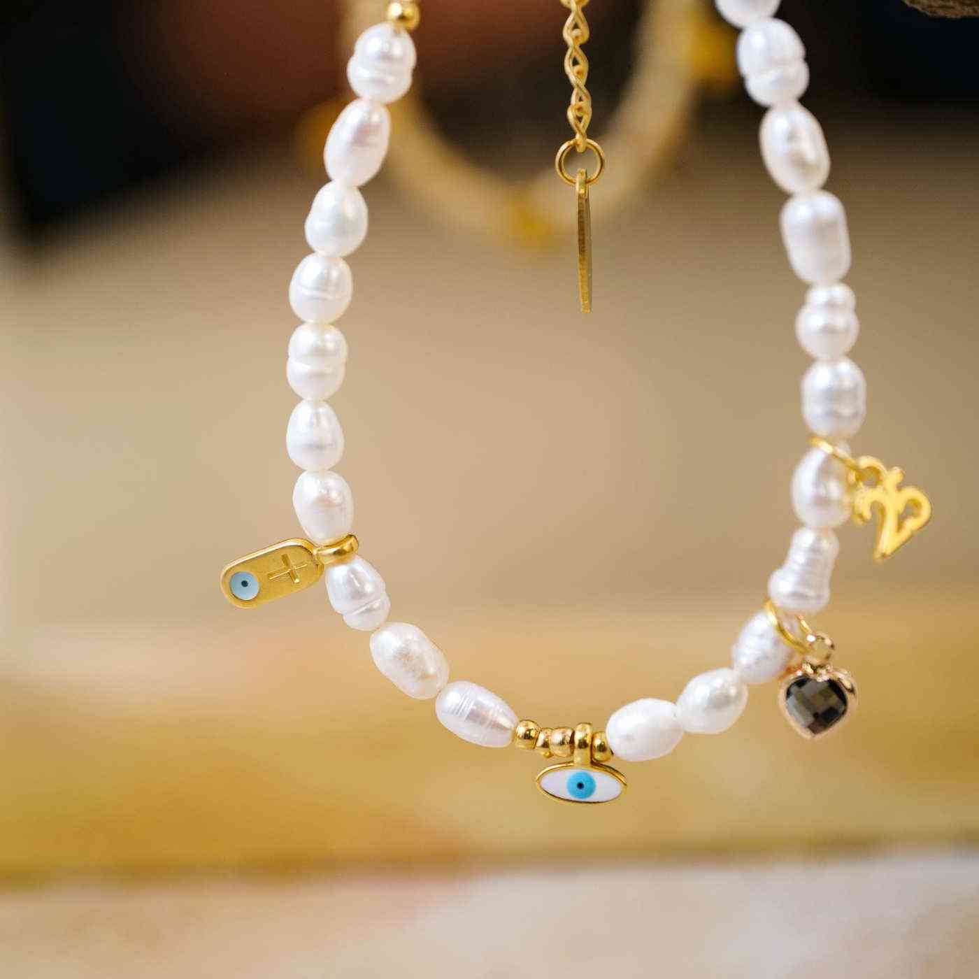 Fresh Water Pearls Lucky Bracelet — Pendants & charms from Toolittle — additional view 4