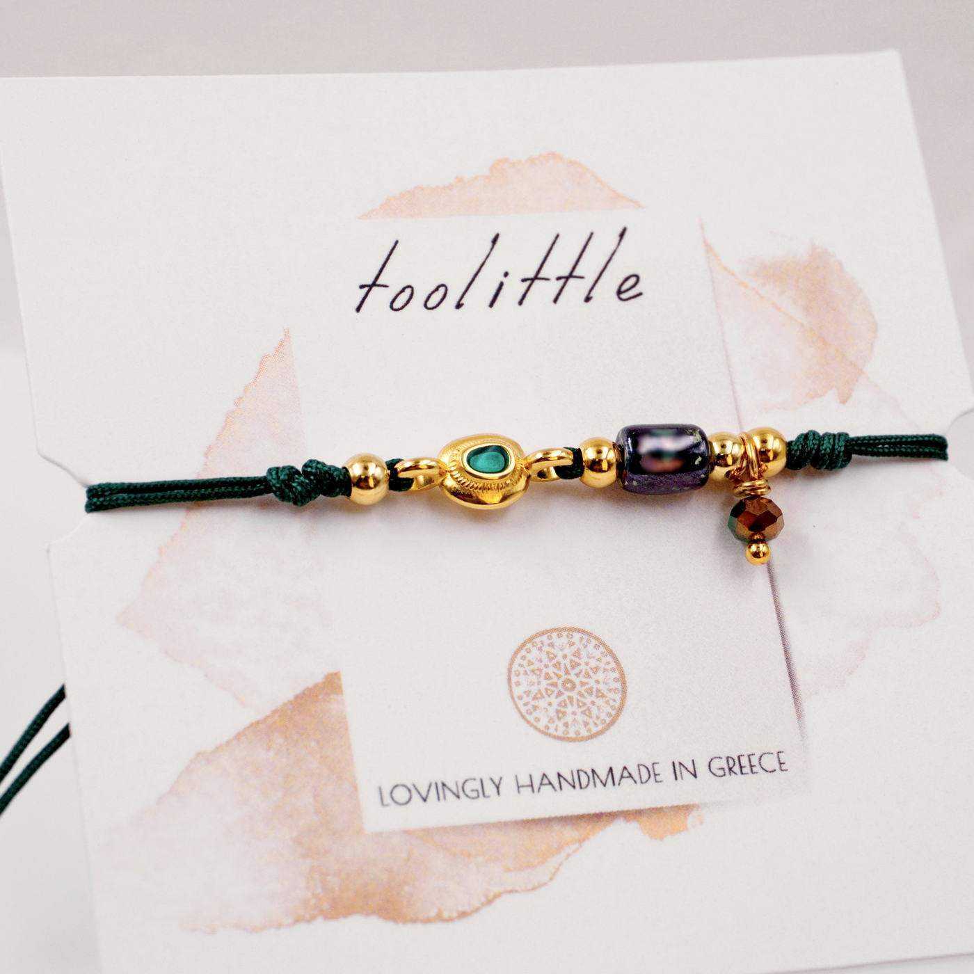 Green Cord Makrame Bracelet