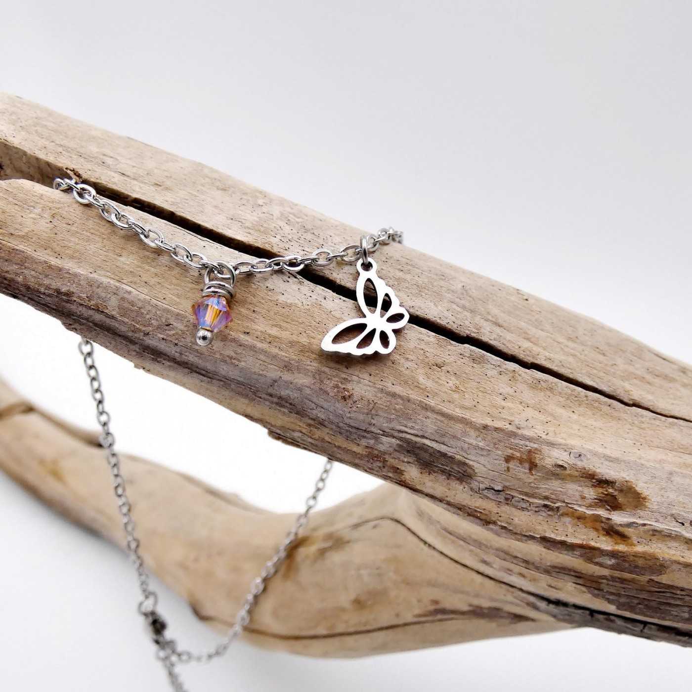 Silver Staybright stainless steel Anklet — Anklets from Toolittle — additional view 6