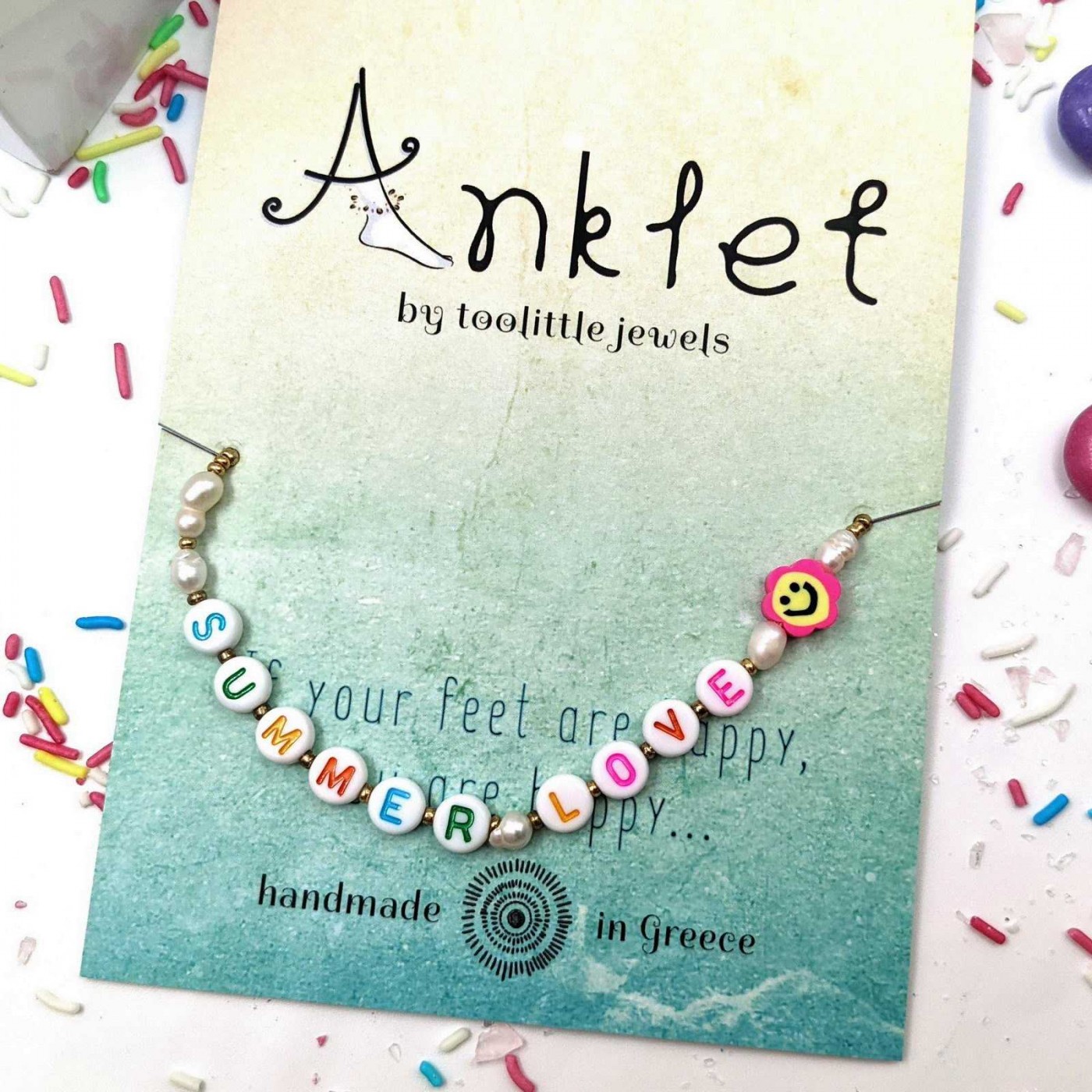 Color Staybright stainless steel Anklet — Anklets from Toolittle — additional view 4