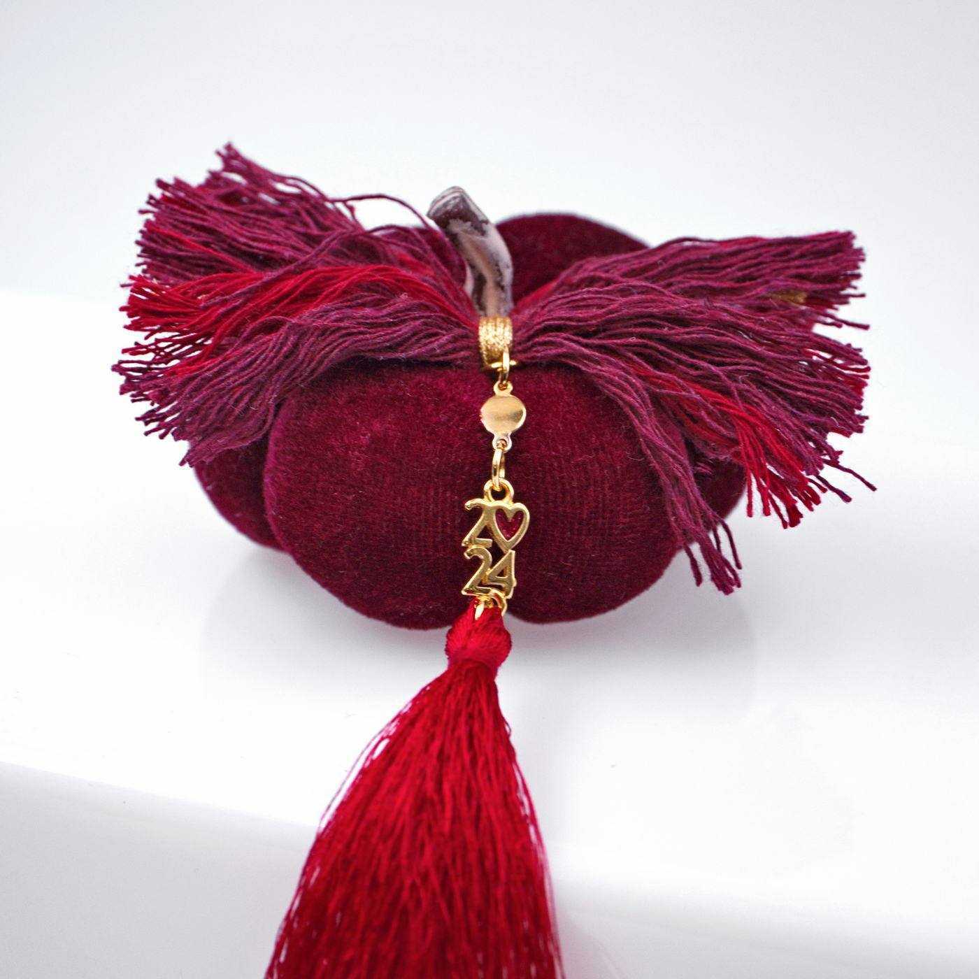 Soft Velvet Lucky Charm Pumpkin — Pendants & charms from Toolittle — additional view 3