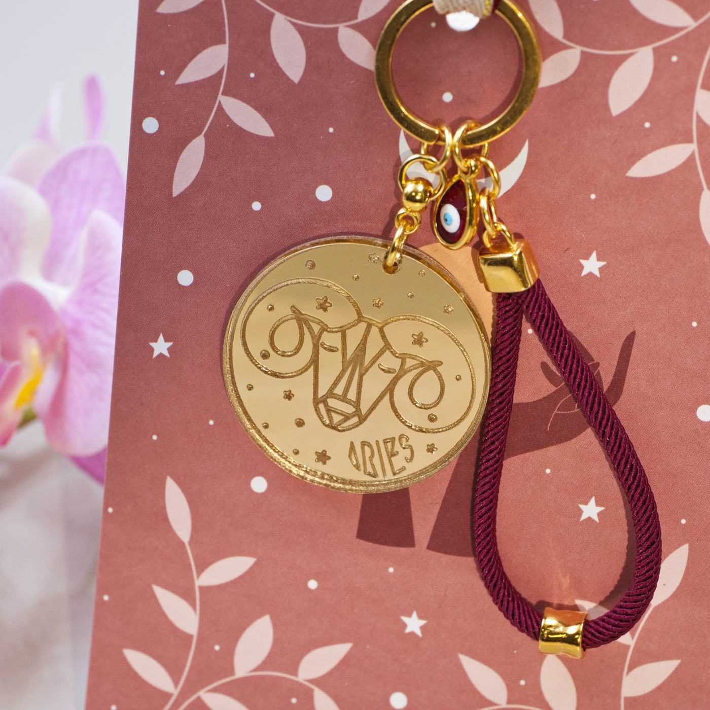 Aries Sign Keychain — Pendants & charms from Toolittle — additional view 2