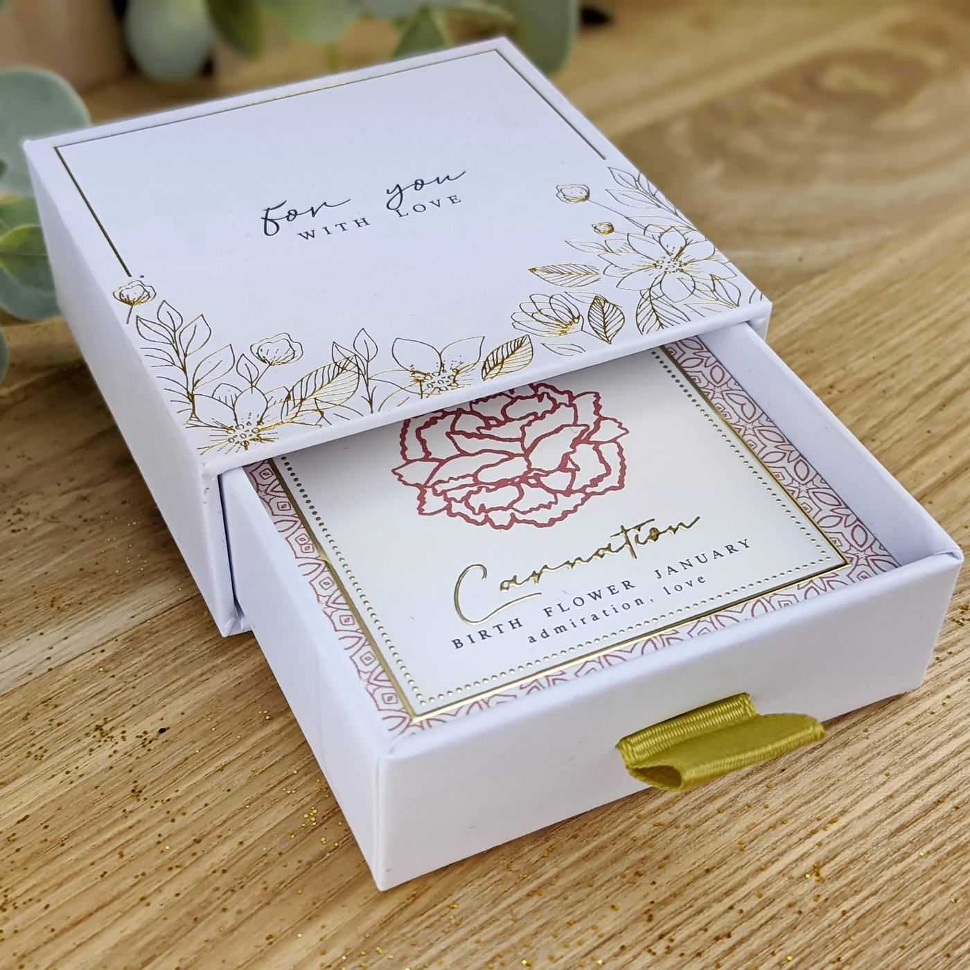 Birth Flower Bracelet - January — Bracelets from Toolittle — additional view 2