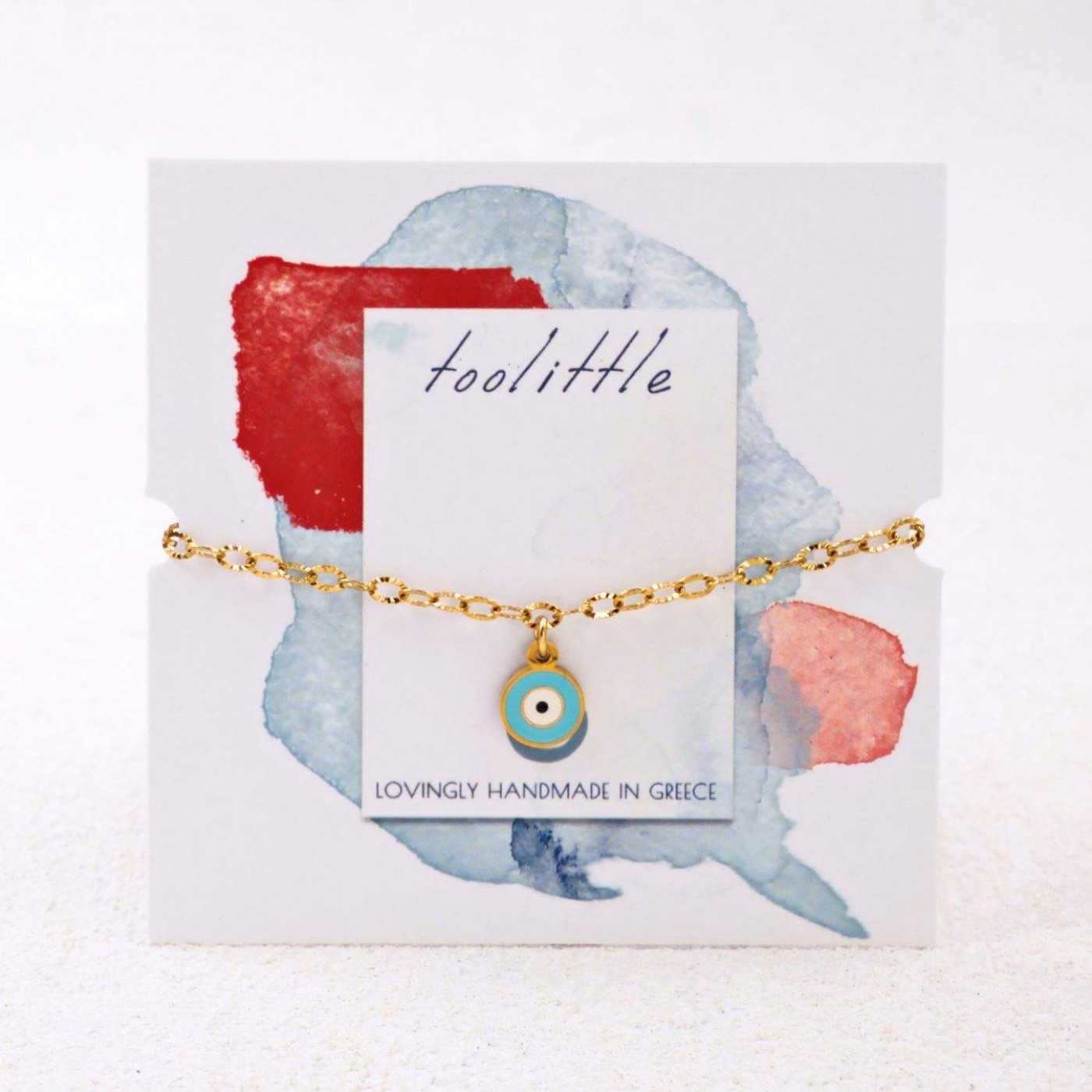 Stainless Steel Jewelry: Gold-plated Bracelet with Evil Eye — Bracelets from Toolittle — additional view 4