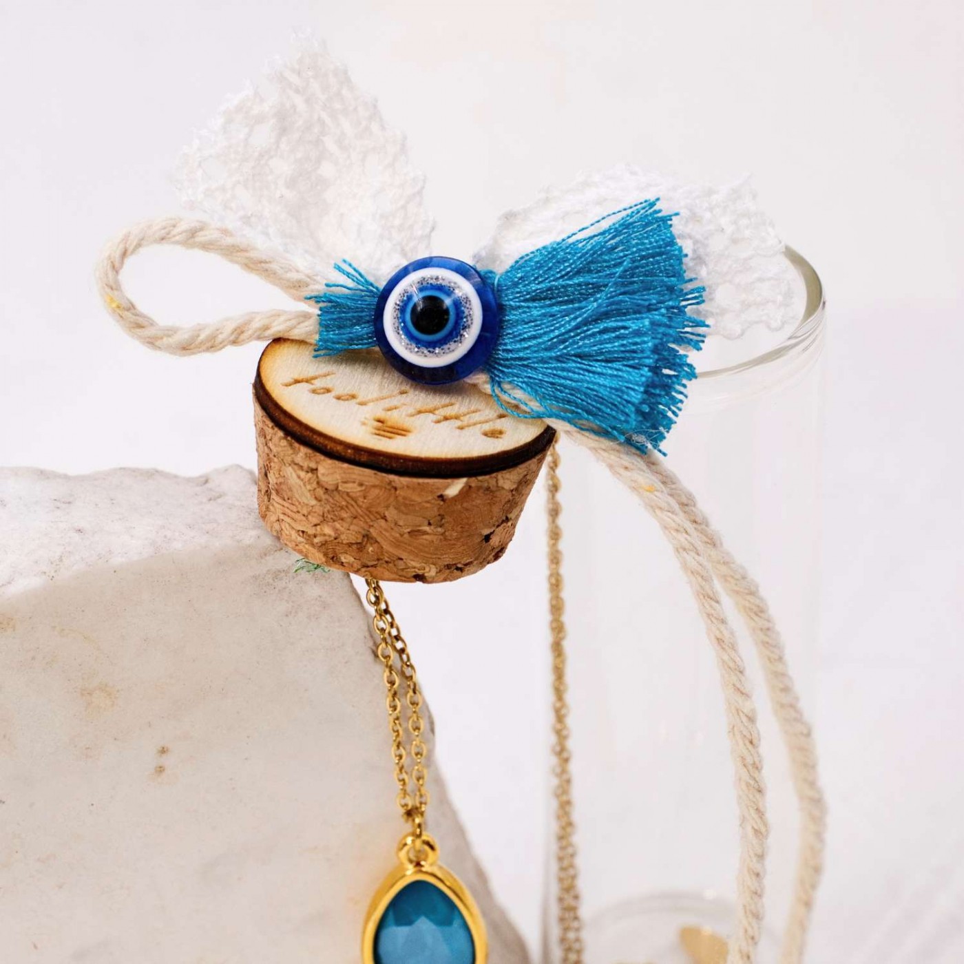 Swarovski Crystal Bottle Necklace — Necklaces from Toolittle — additional view 3