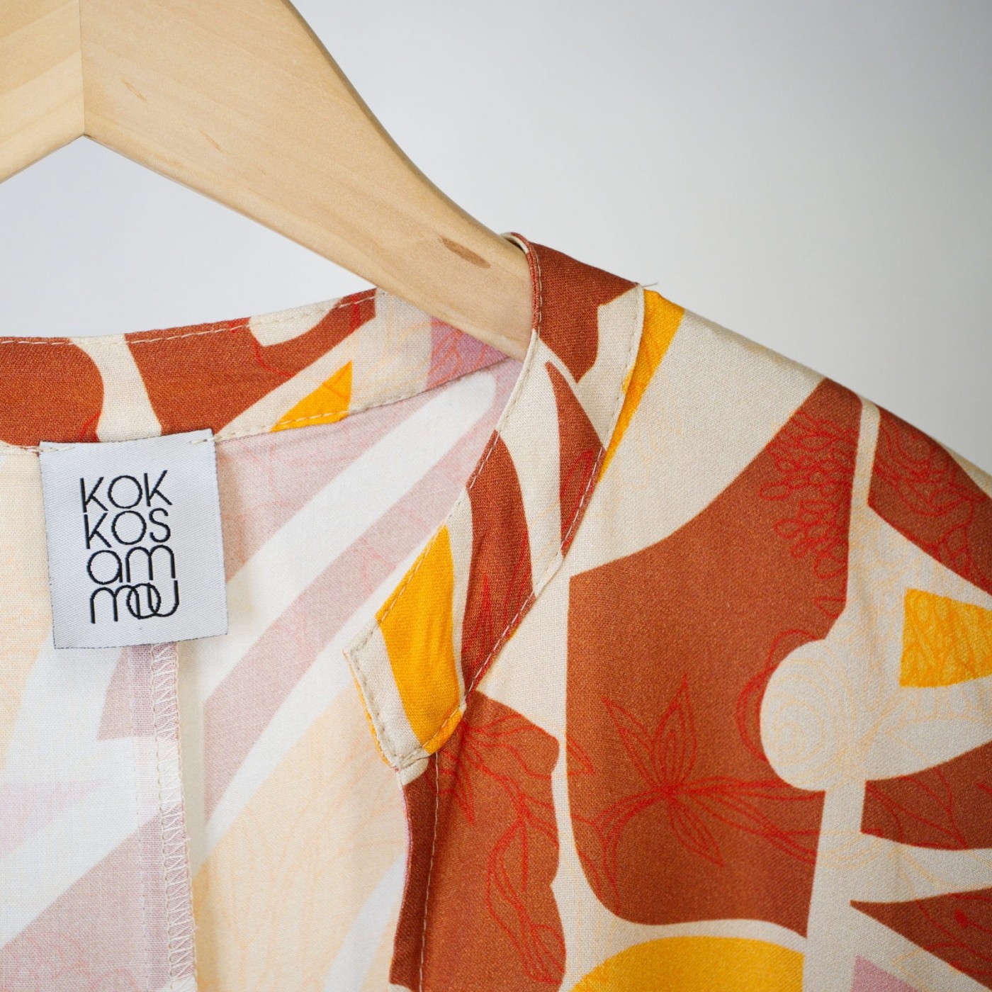 KOKKOSAMMOU Short caftan Naxos — Dresses from Toolittle — additional view 6