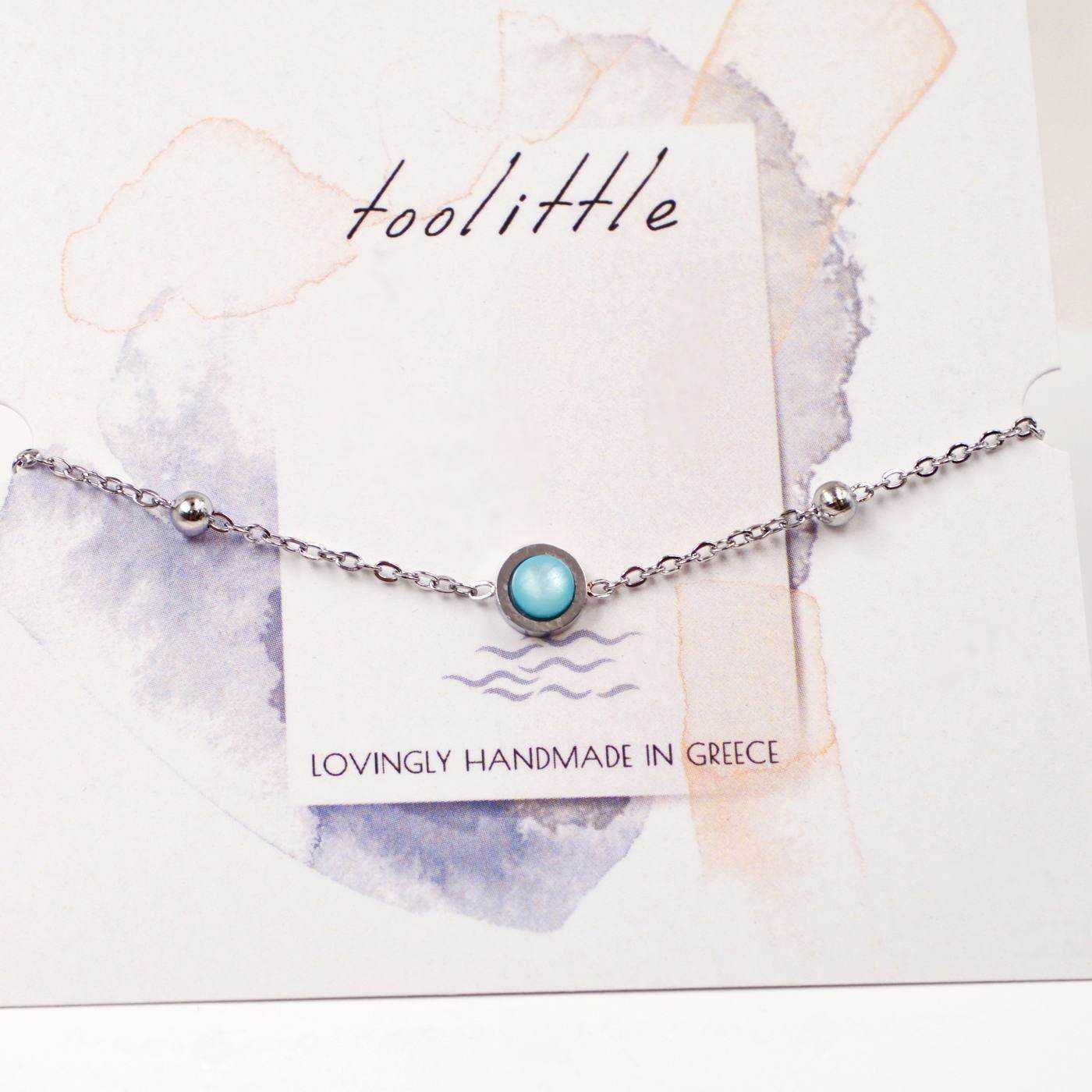 Inox Blue chain bracelet — Bracelets from Toolittle — additional view 3