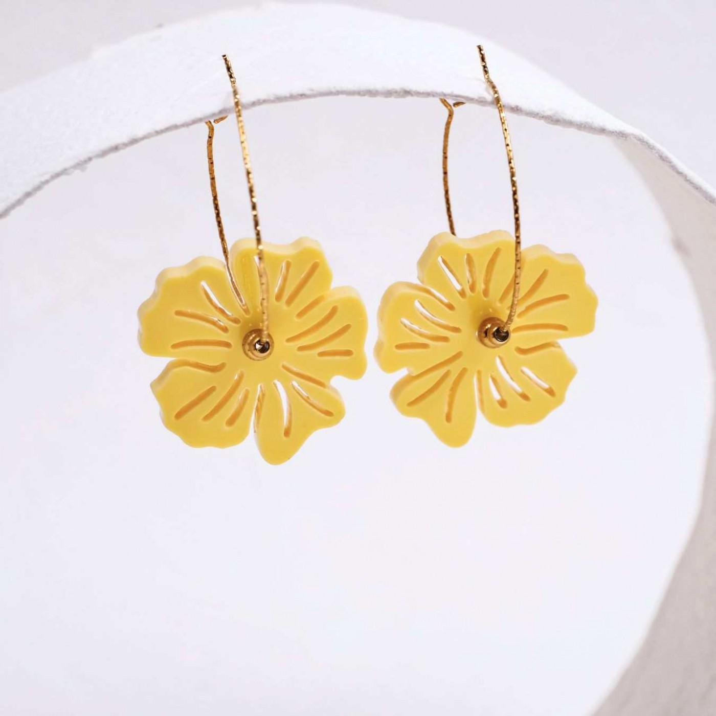 Nature Collection Earrings | Butter Yellow — Earrings from Toolittle — additional view 3