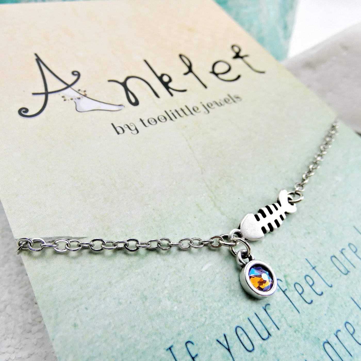 Fishbone Anklet — Anklets from Toolittle — additional view 2