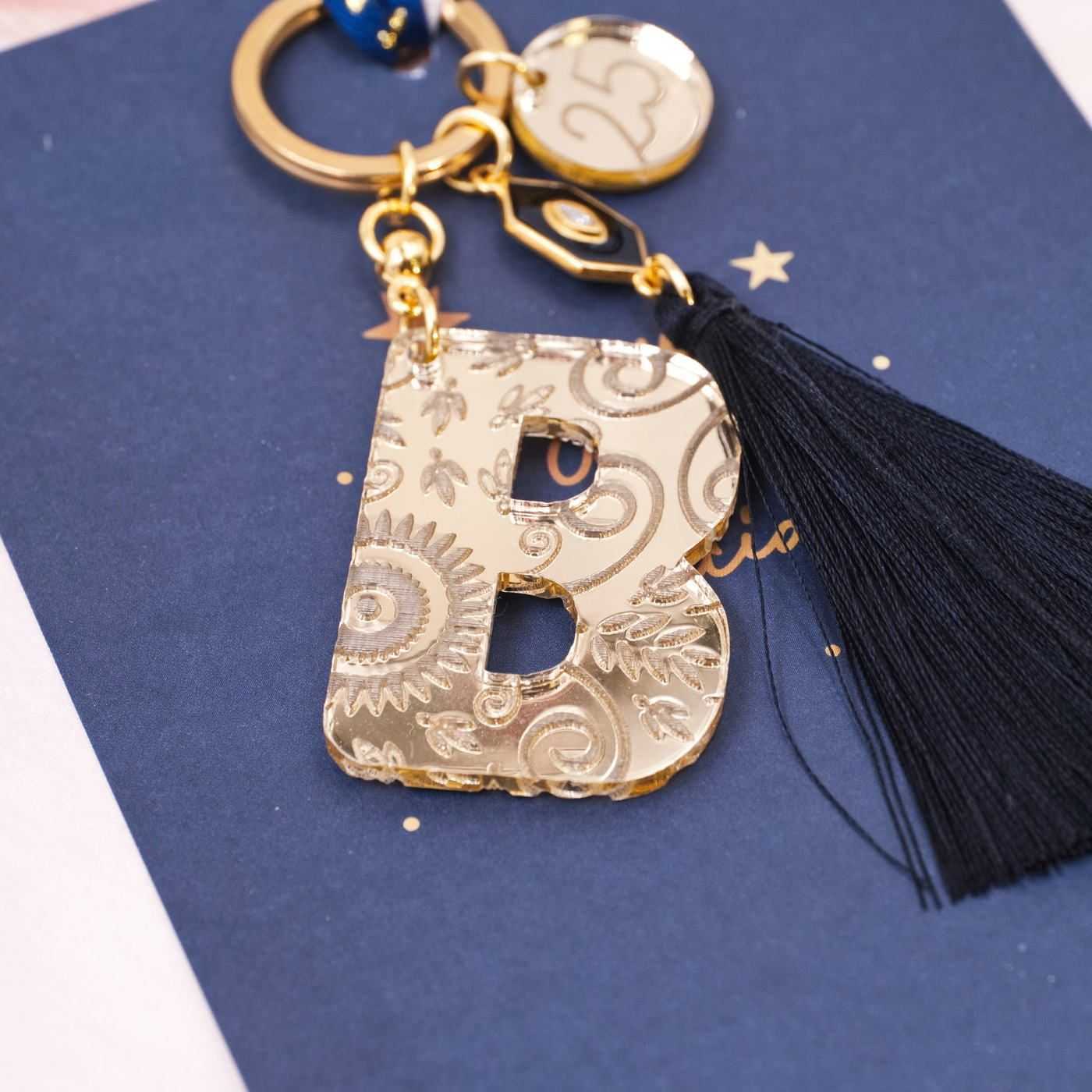 Lucky Keychain with Initial Letter — Pendants & charms from Toolittle — additional view 7