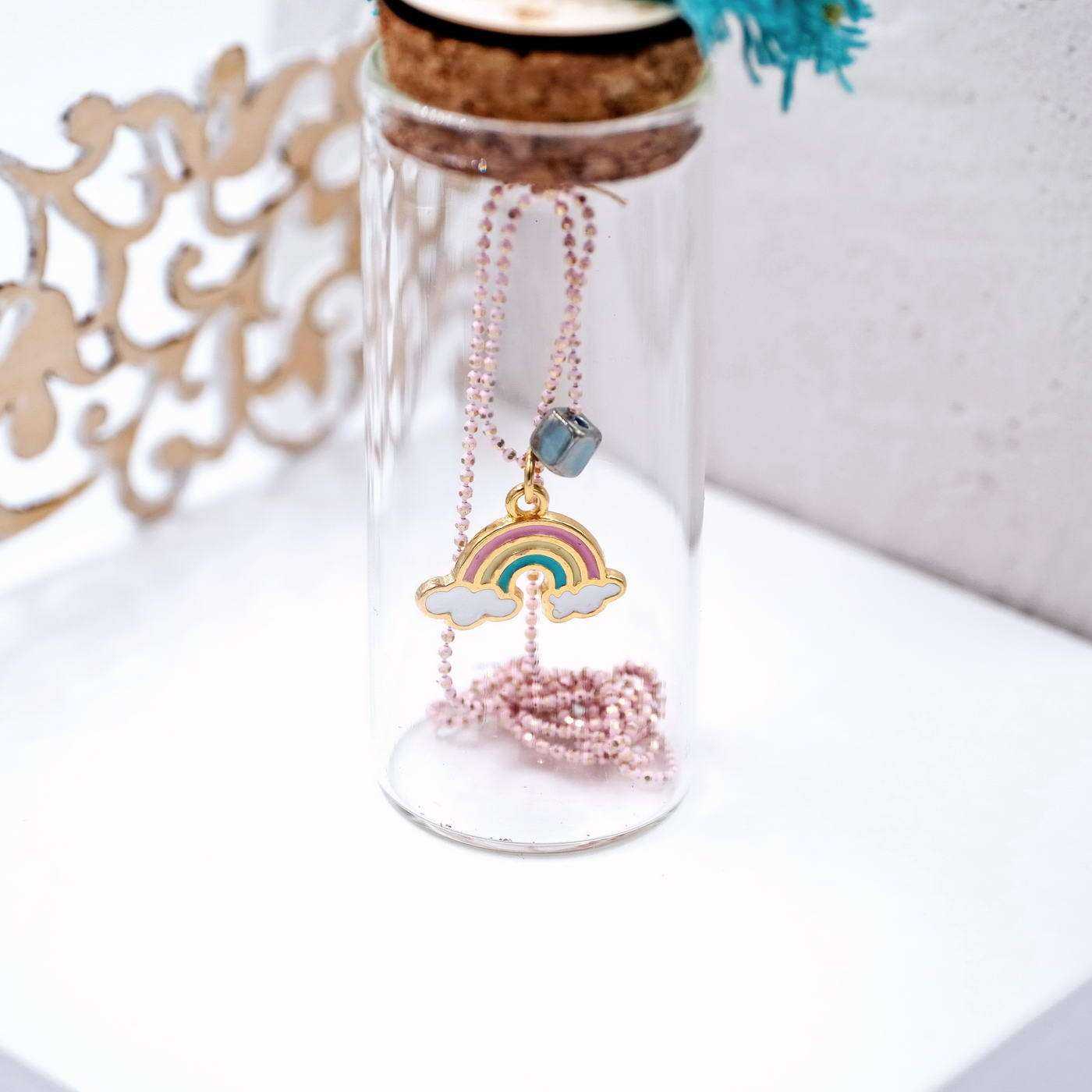 Kid's necklace Rainbow in a bottle — Necklaces from Toolittle — additional view 4