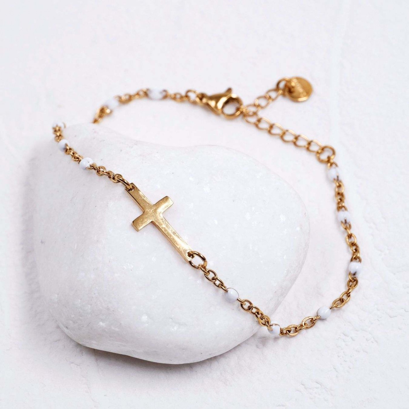 Stainless Steel Jewelry: Chain Bracelet with Cross — Bracelets from Toolittle — additional view 2