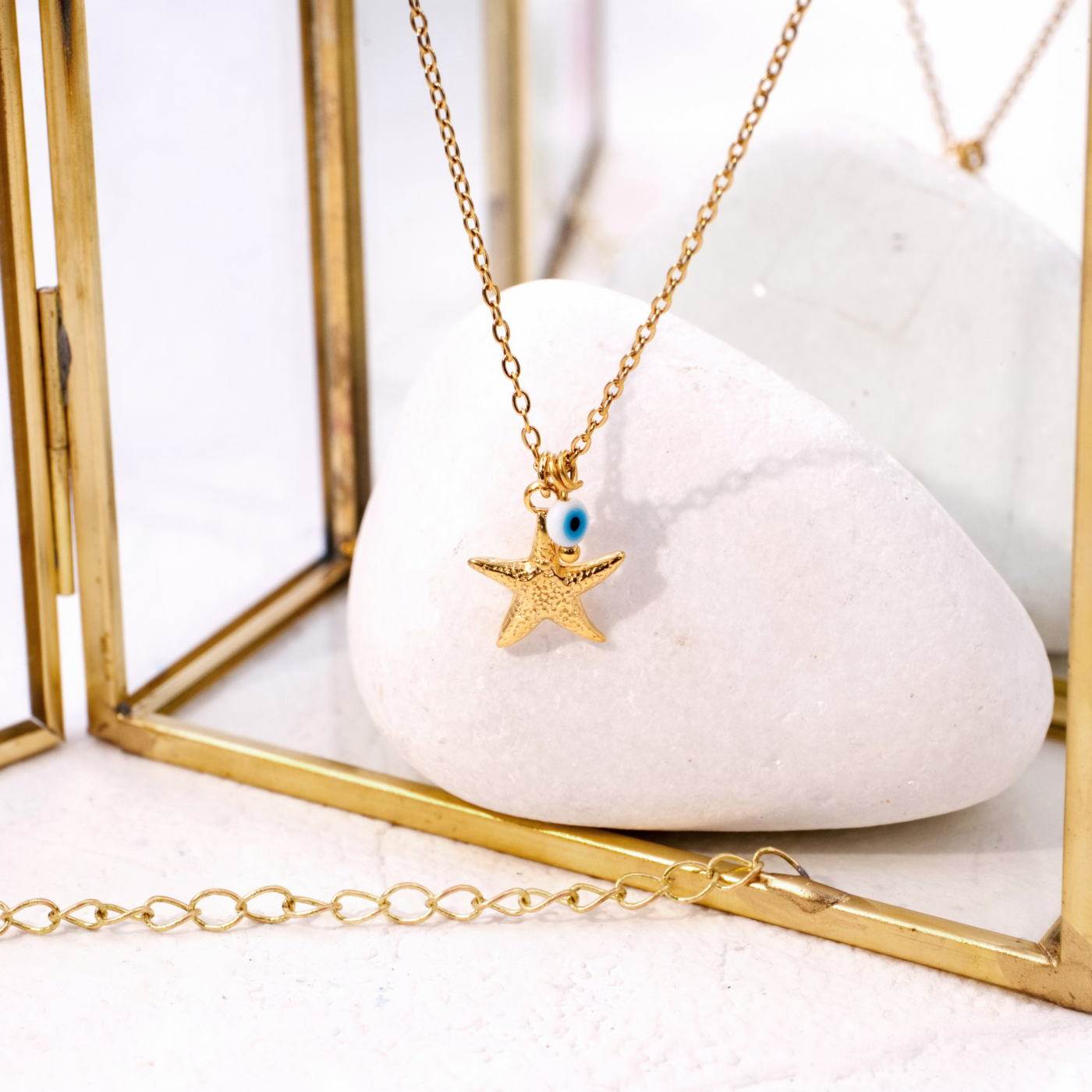 Inox Starfish Chain Necklace — Necklaces from Toolittle — additional view 2