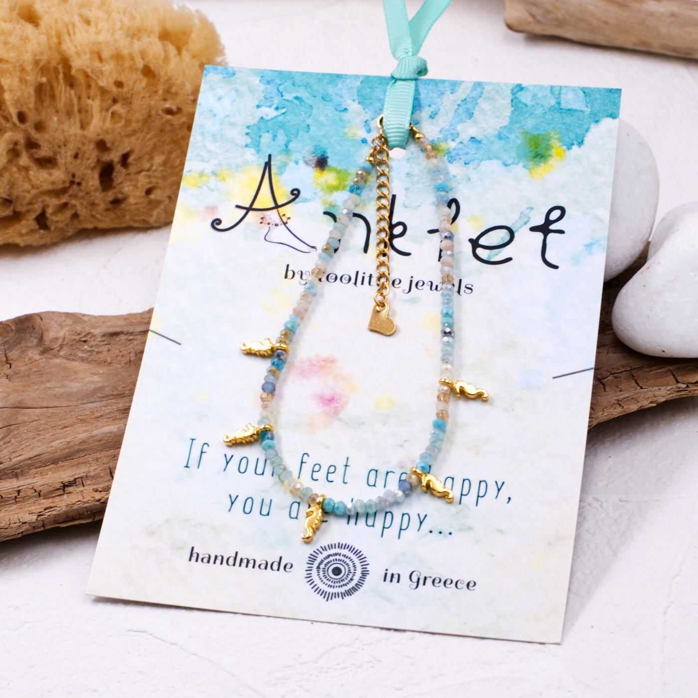 Seahorse Ankle Bracelet — Anklets from Toolittle — additional view 3