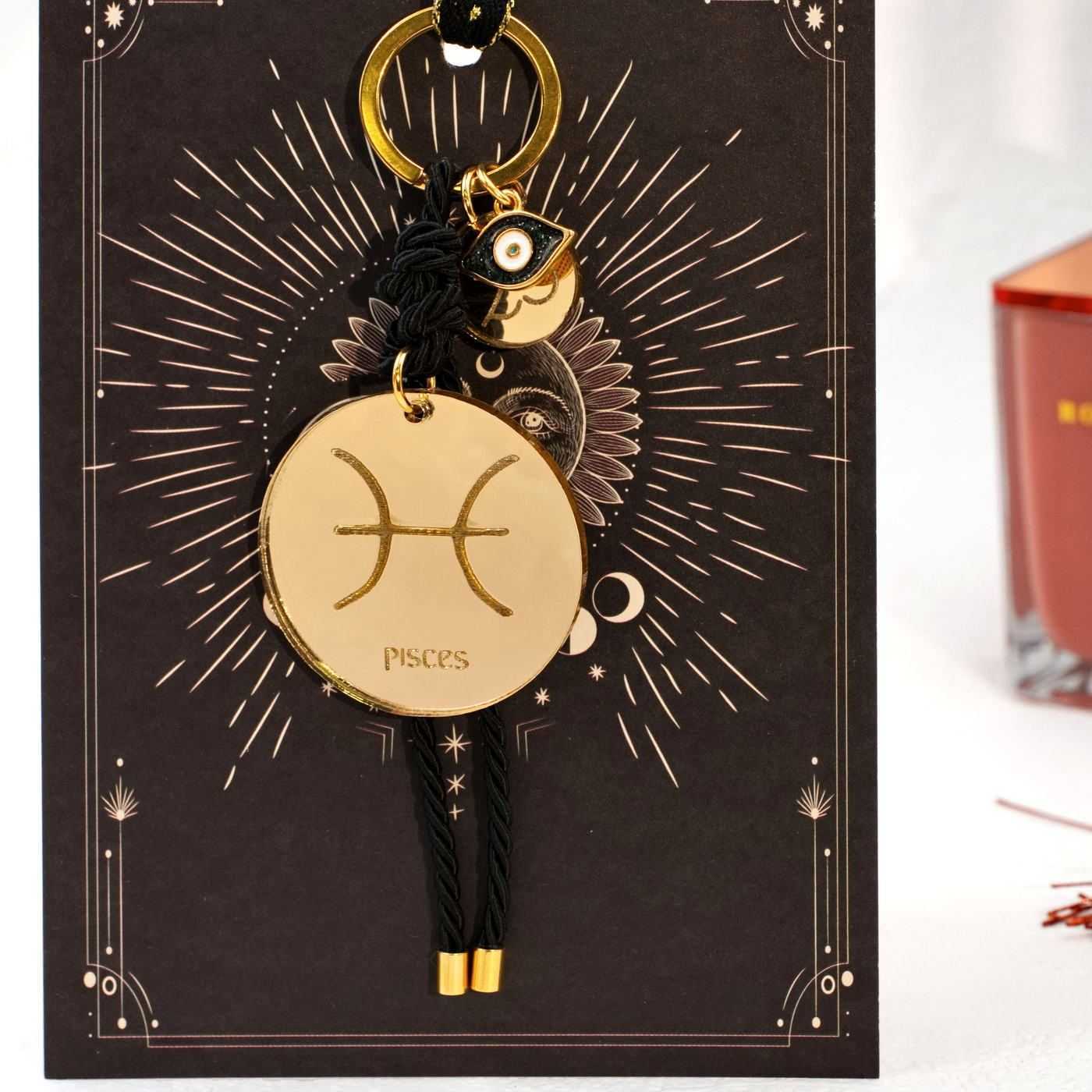 Pisces Sign Lucky Keychain — Pendants & charms from Toolittle — additional view 2