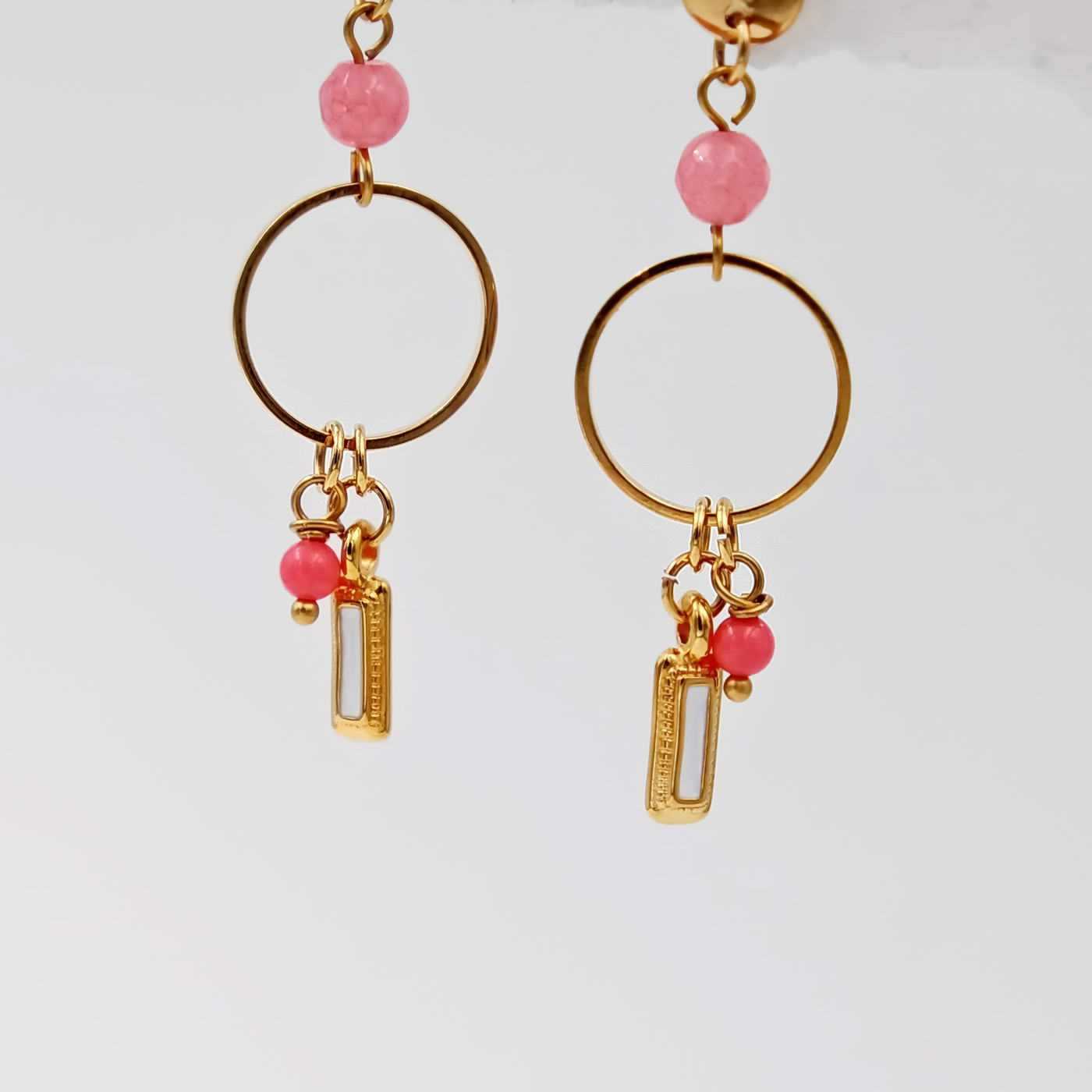 Sikinos Earrings Semi-precious Stones — Earrings from Toolittle — additional view 3