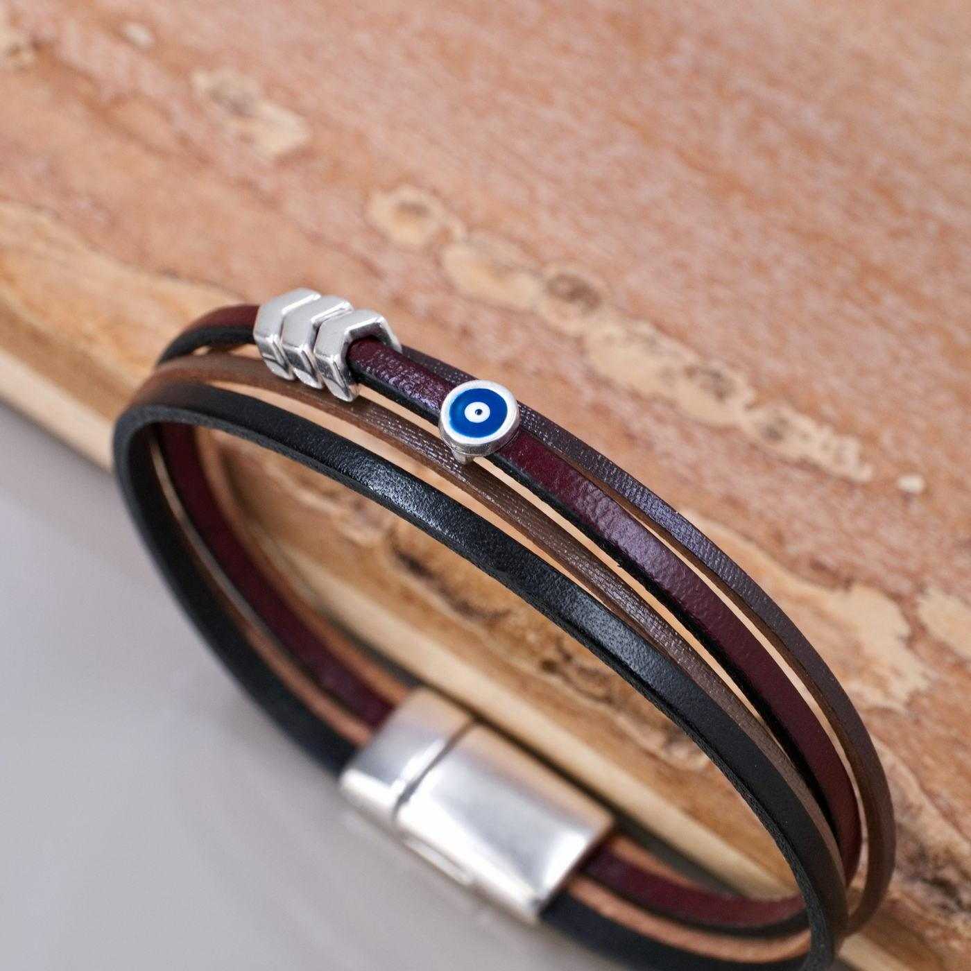 Direction Leather Men's Bracelet — Bracelets from Toolittle — additional view 2