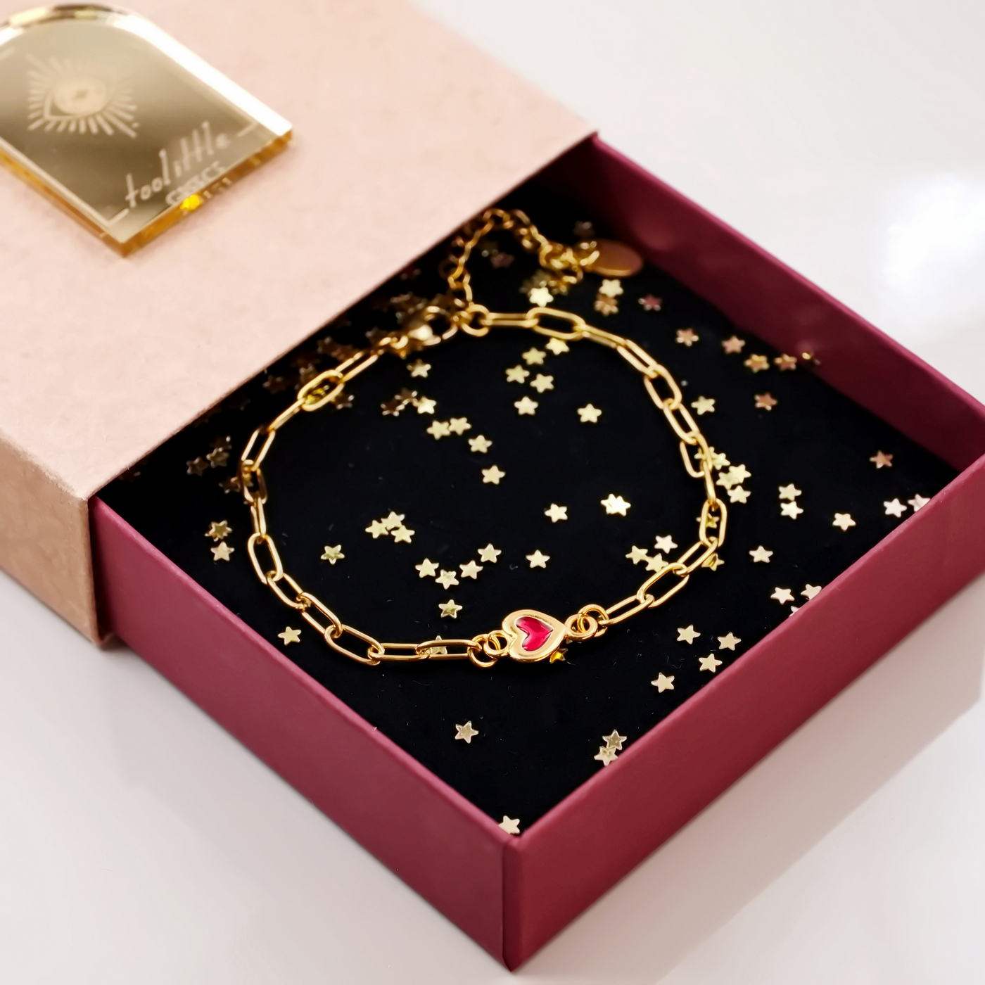 Heart Chain Bracelet — Bracelets from Toolittle — additional view 3