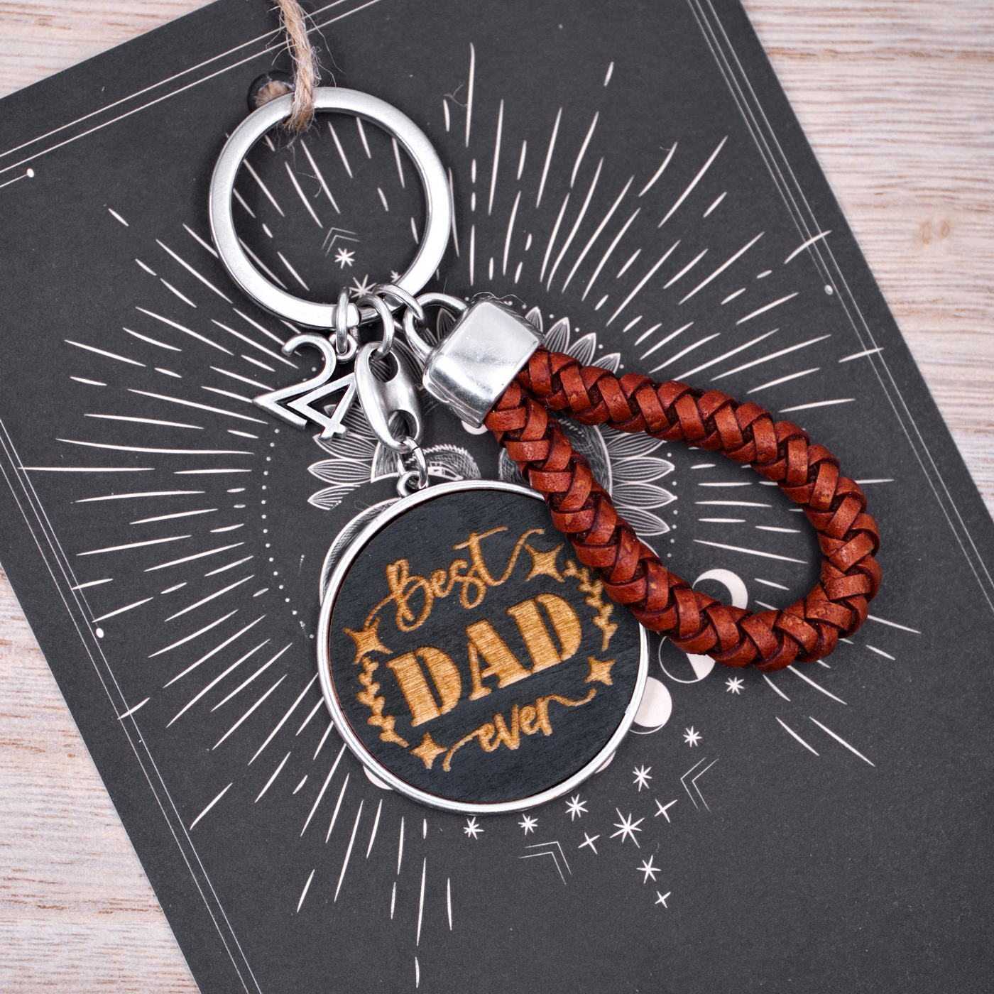 Good luck Keychain Best Dad Ever — Pendants & charms from Toolittle — additional view 2