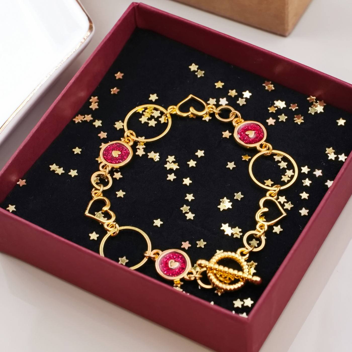 Heart Chain Bracelet — Bracelets from Toolittle — additional view 2