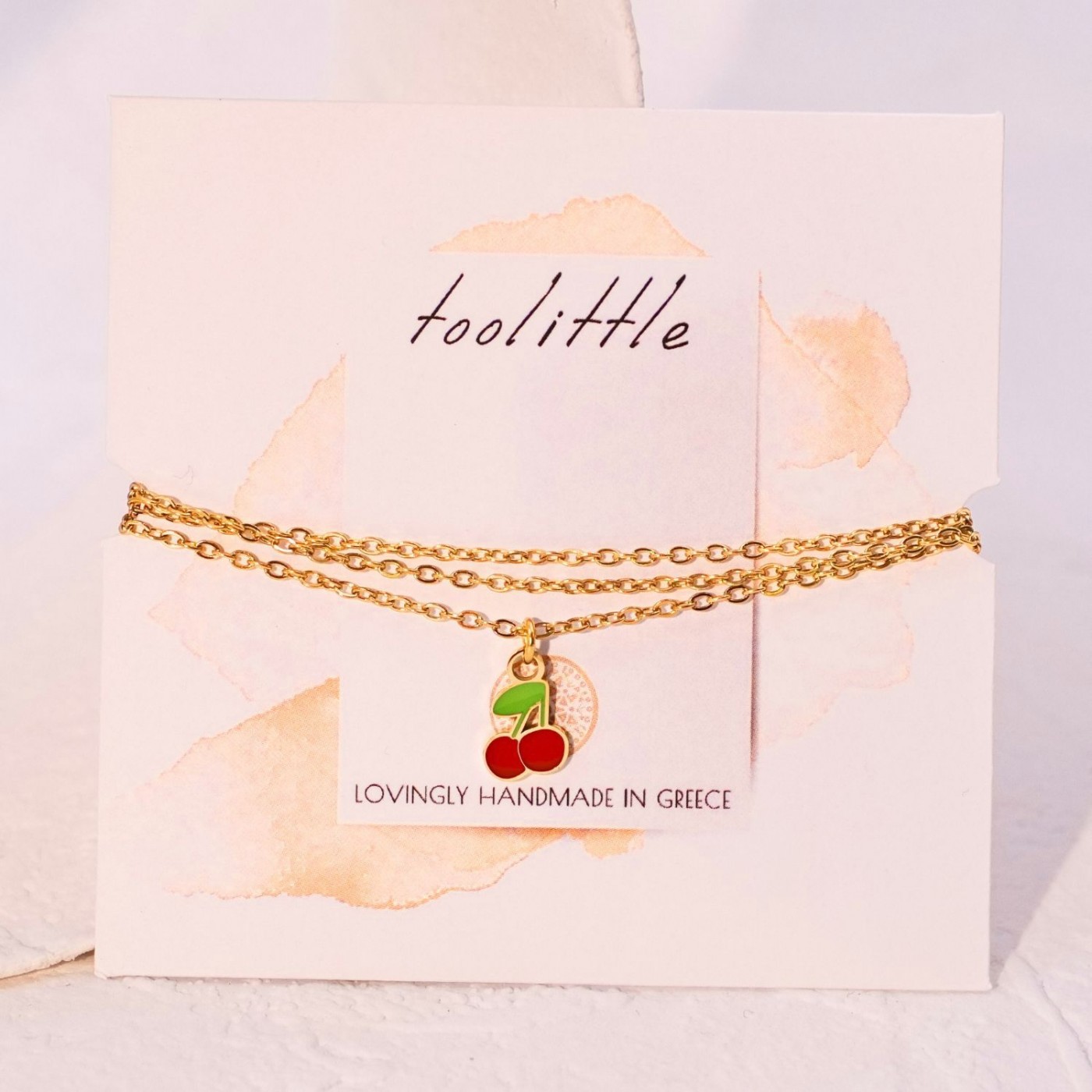 Cherries Inox Chain Necklace — Necklaces from Toolittle — additional view 5