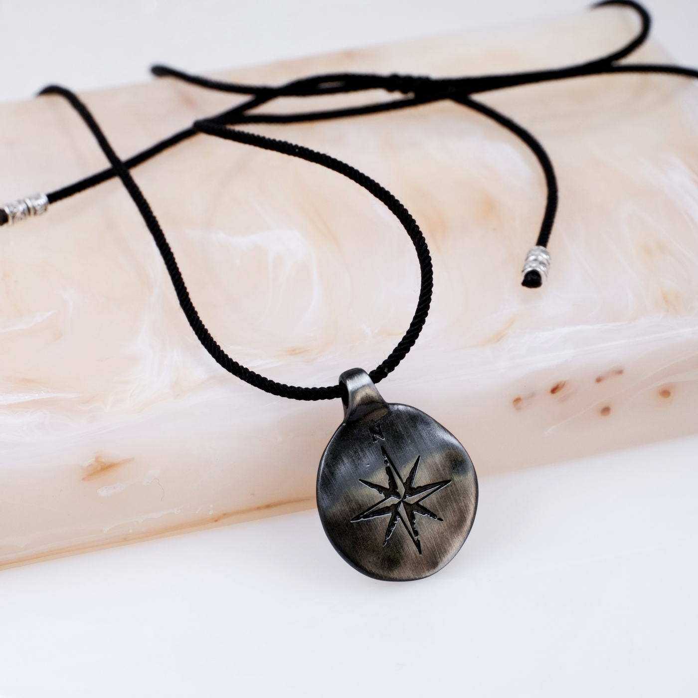 Unisex Long Necklace - Compass — Necklaces from Toolittle — additional view 3