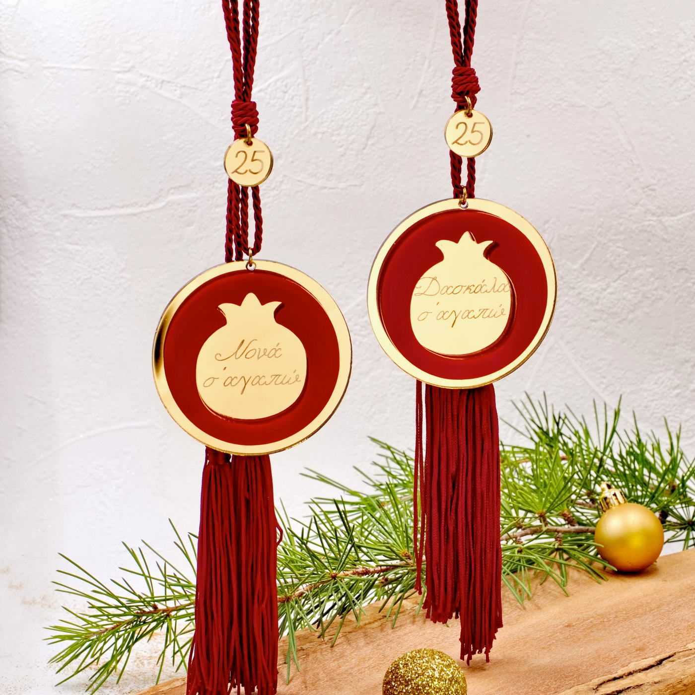 Women's Personalized Pomegranate Lucky Charm — Pendants & charms from Toolittle — additional view 2
