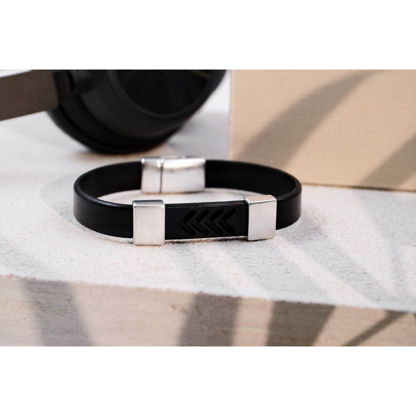 Leather Men's Bracelet — Bracelets from Toolittle — additional view 3