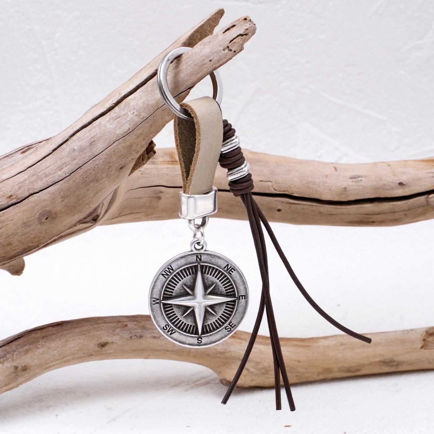 Compass Men's Keychain — Pendants & charms from Toolittle — additional view 2